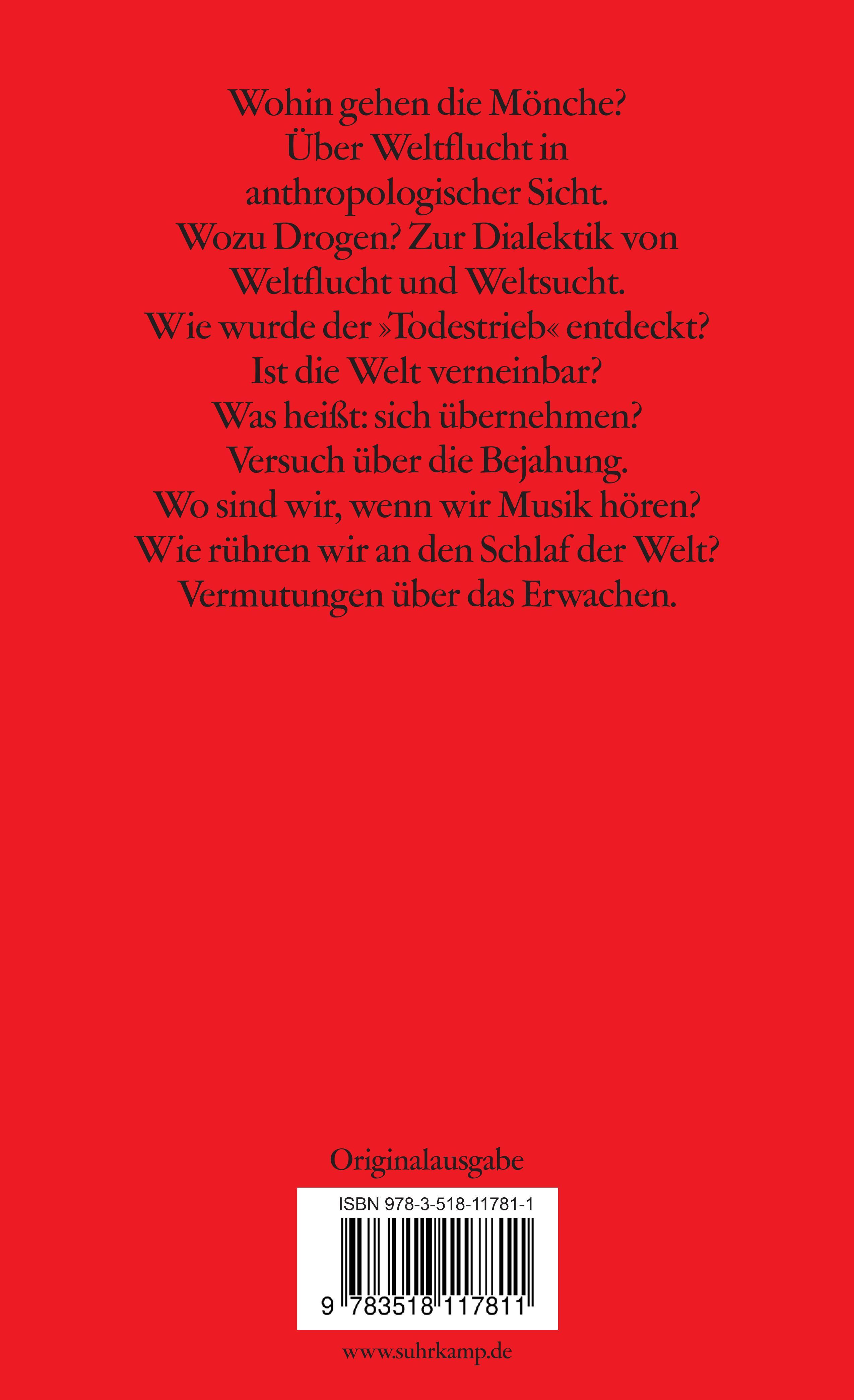 Rückseitencover Weltfremdheit