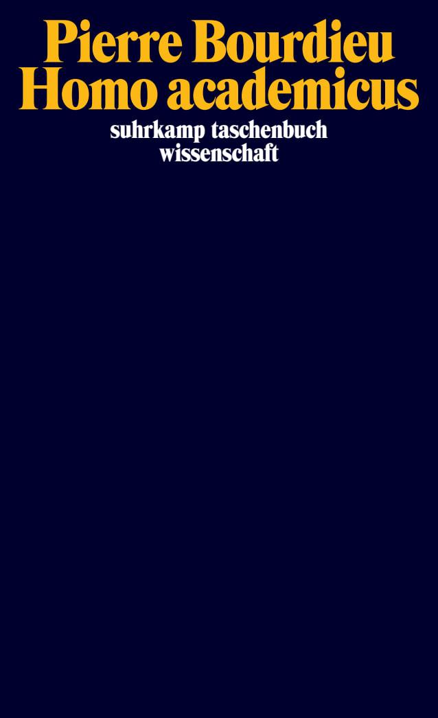 Vorderes Coverbild Homo academicus