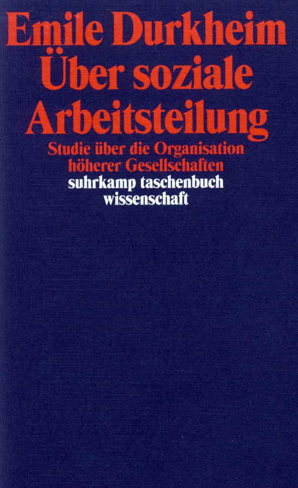 Vorderes Coverbild Über soziale Arbeitsteilung
