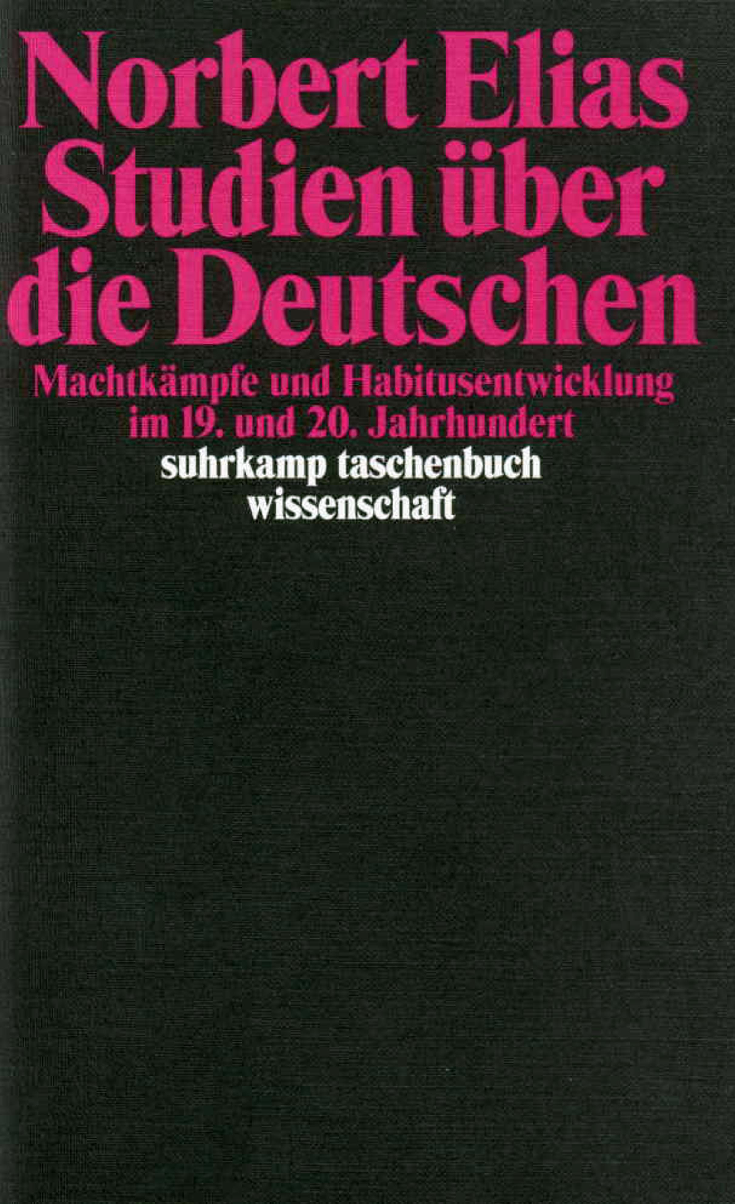 Vorderes Coverbild Studien über die Deutschen