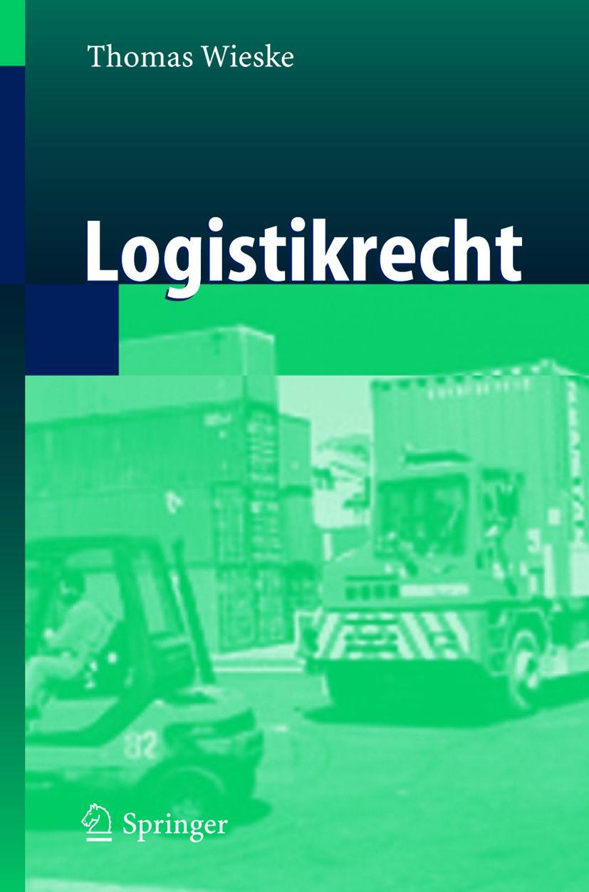 Vorderes Coverbild Logistikrecht