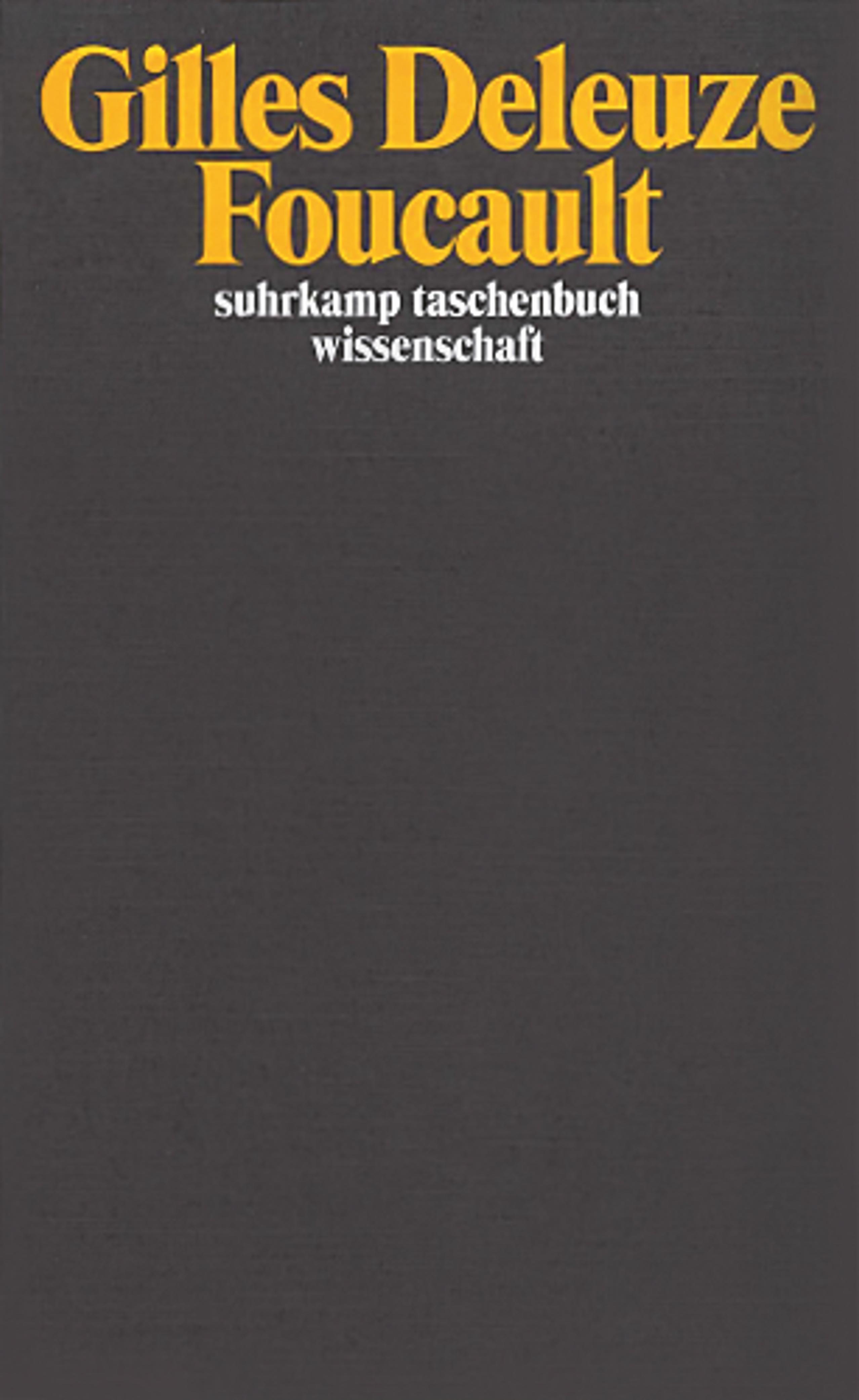 Vorderes Coverbild Foucault