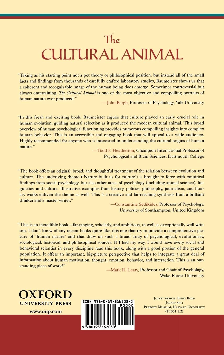 Rückseitencover The Cultural Animal