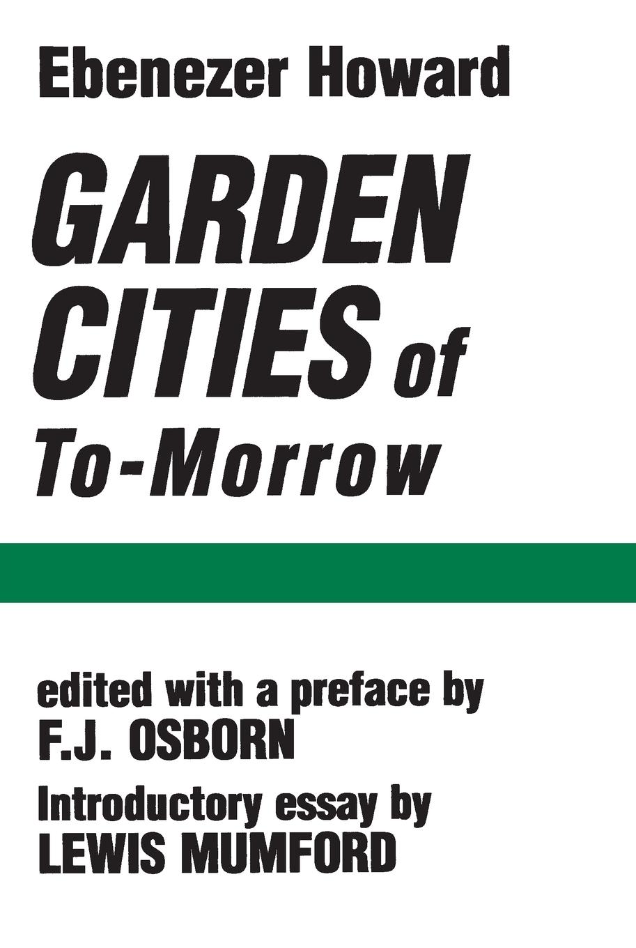Vorderes Coverbild Garden Cities of To-Morrow