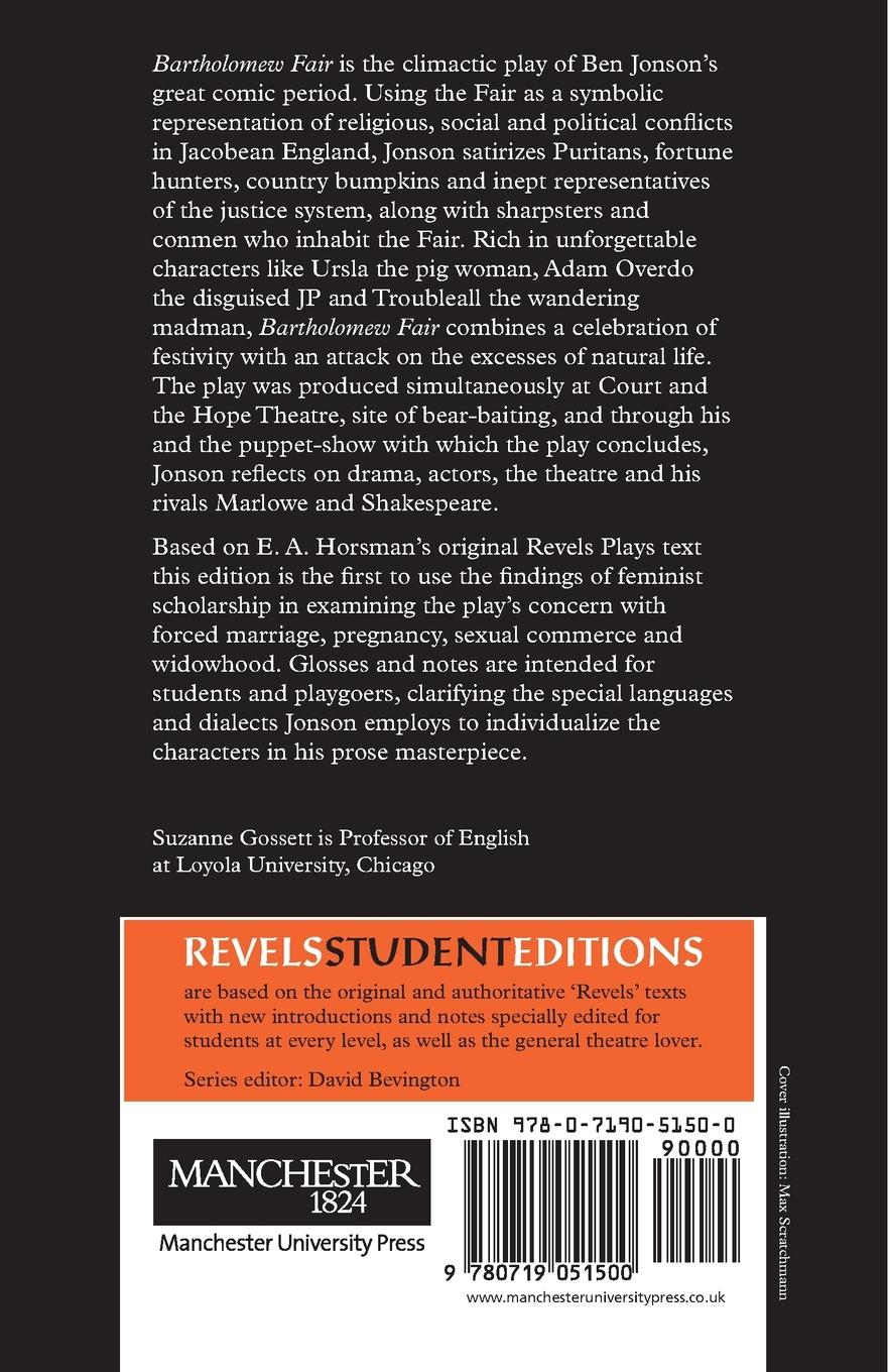 Rückseitencover Bartholomew Fair (Revels Student Edition)