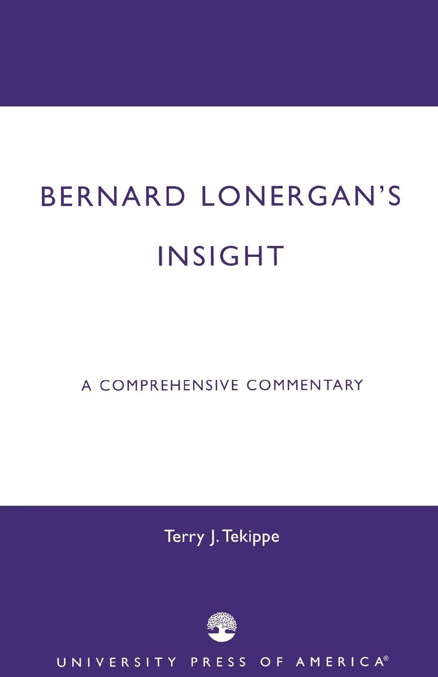 Vorderes Coverbild Bernard Lonergan's Insight