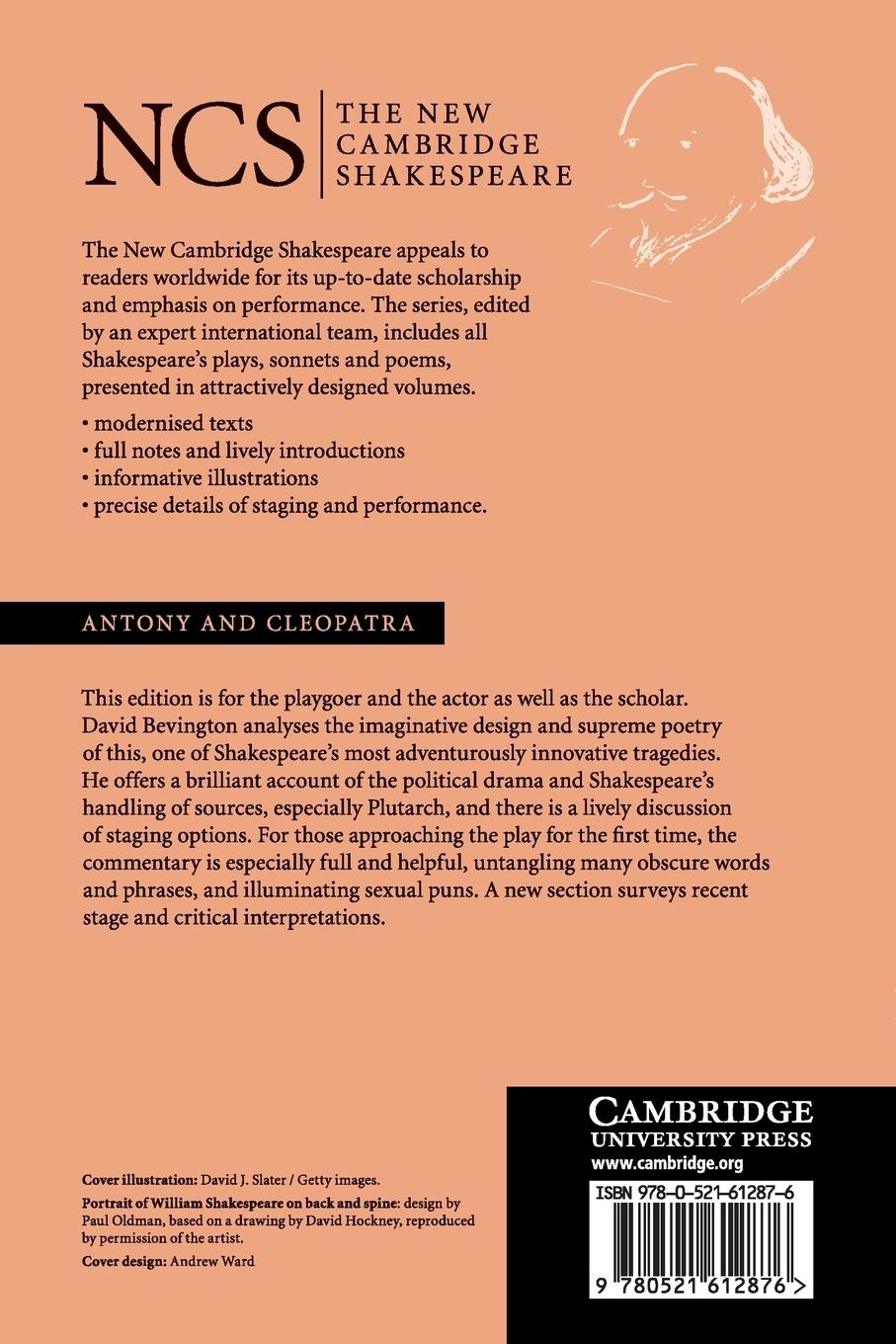 Rückseitencover Antony and Cleopatra