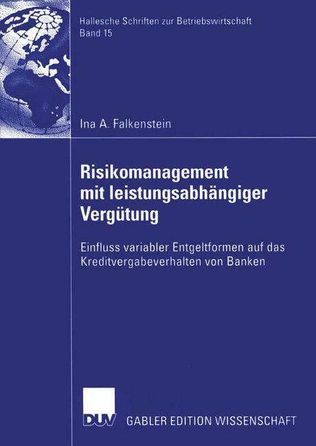 Vorderes Coverbild Risikomanagement mit leistungsabhängiger Vergütung
