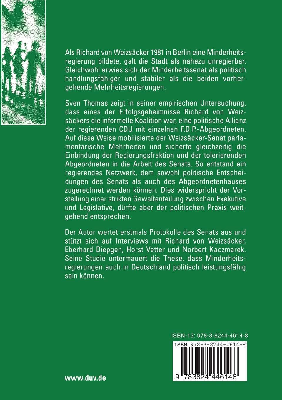 Rückseitencover Die informelle Koalition