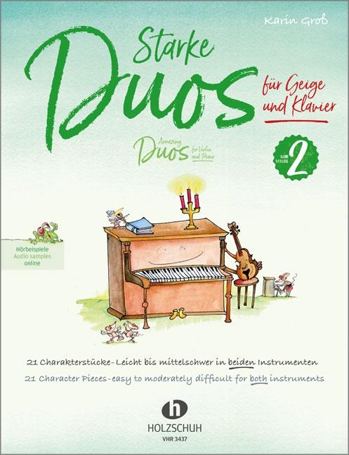 Vorderes Coverbild Starke Duos 2 - für Geige und Klavier