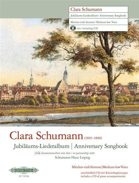 Beispielinhalt (Bild) Jubiläums-Liederalbum -14 Lieder für mittlere / tiefe Singstimme und Klavier-