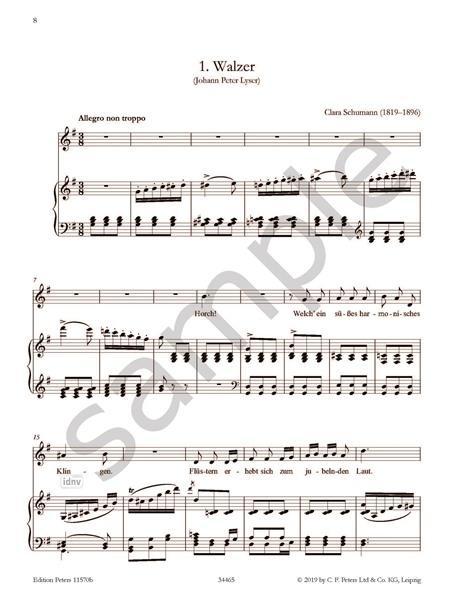 Beispielinhalt (Bild) Jubiläums-Liederalbum -14 Lieder für mittlere / tiefe Singstimme und Klavier-
