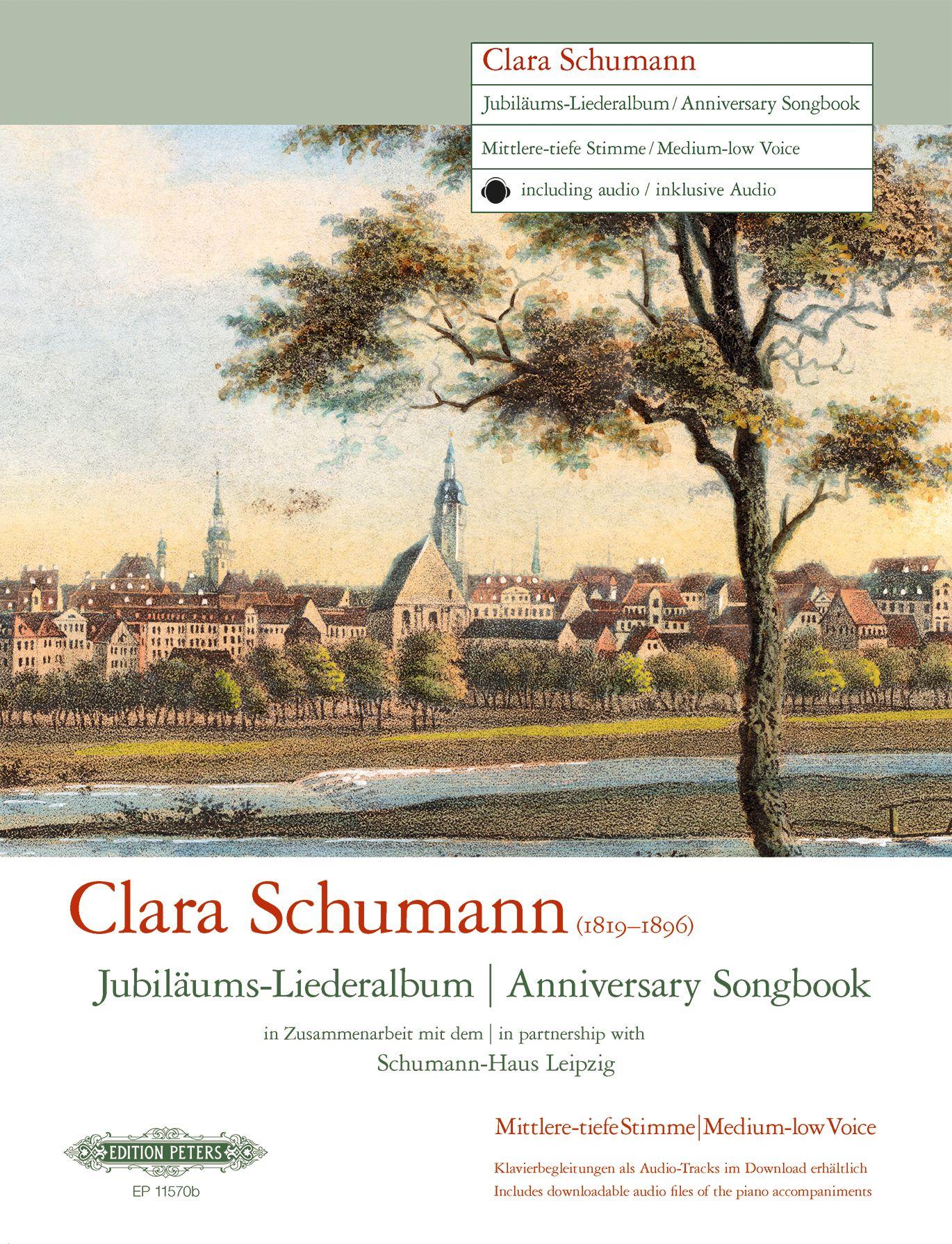Vorderes Coverbild Jubiläums-Liederalbum -14 Lieder für mittlere / tiefe Singstimme und Klavier-