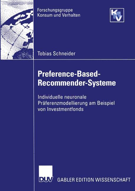 Vorderes Coverbild Preference-Based-Recommender-Systeme
