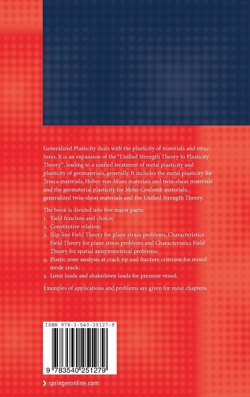 Rückseitencover Generalized Plasticity