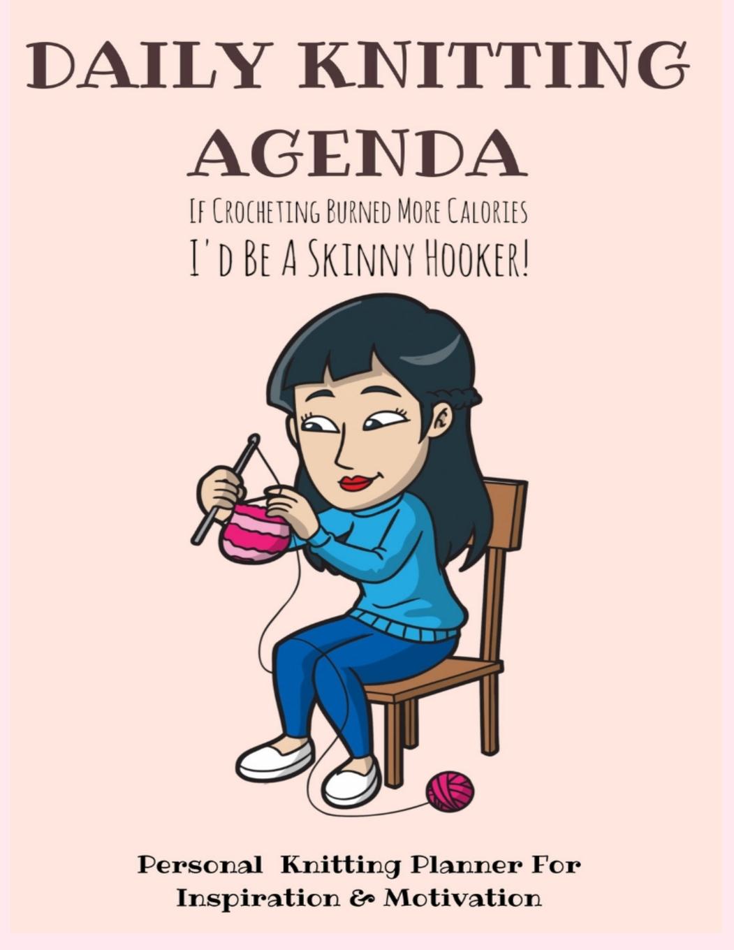 Vorderes Coverbild Daily Knitting Agenda (6 months)
