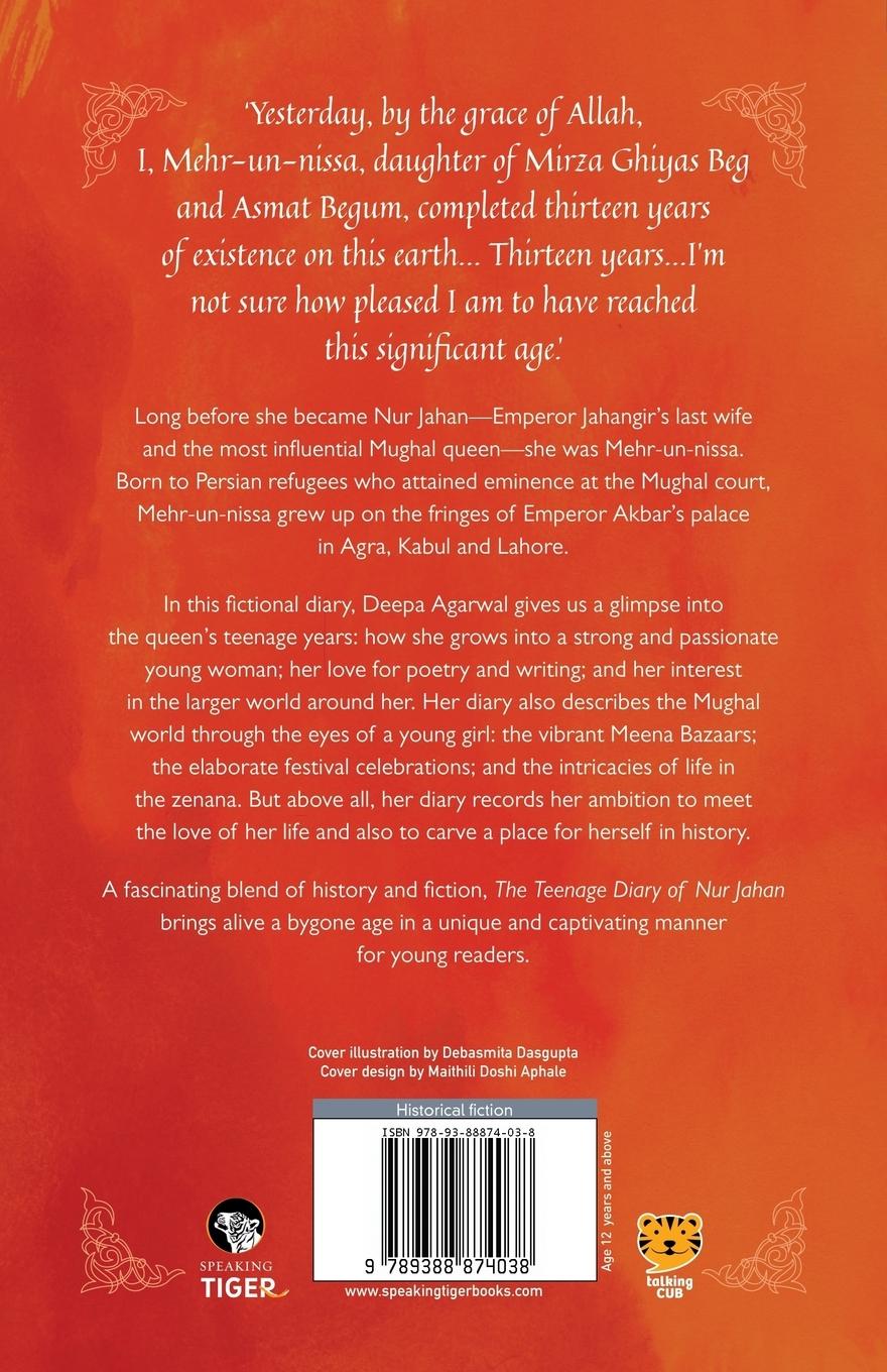 Rückseitencover The Teenage Diary of Nur Jahan {Mehr-Un-Nissa}