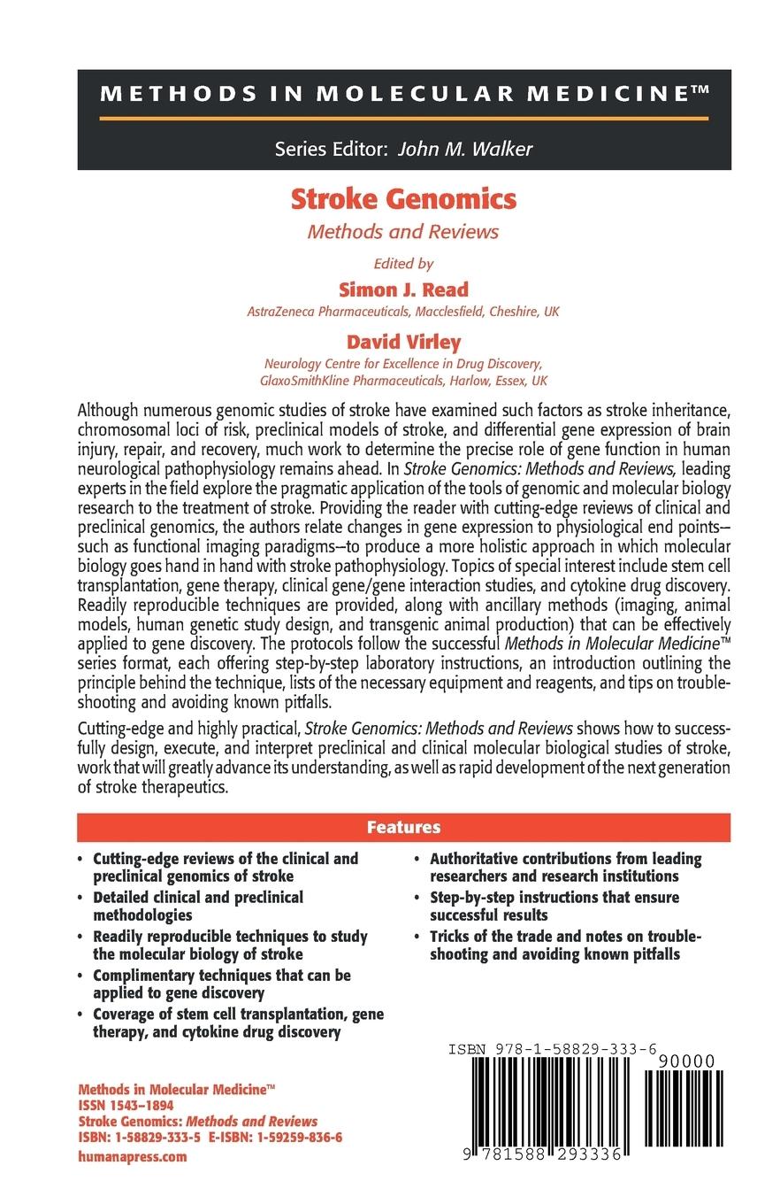 Rückseitencover Stroke Genomics