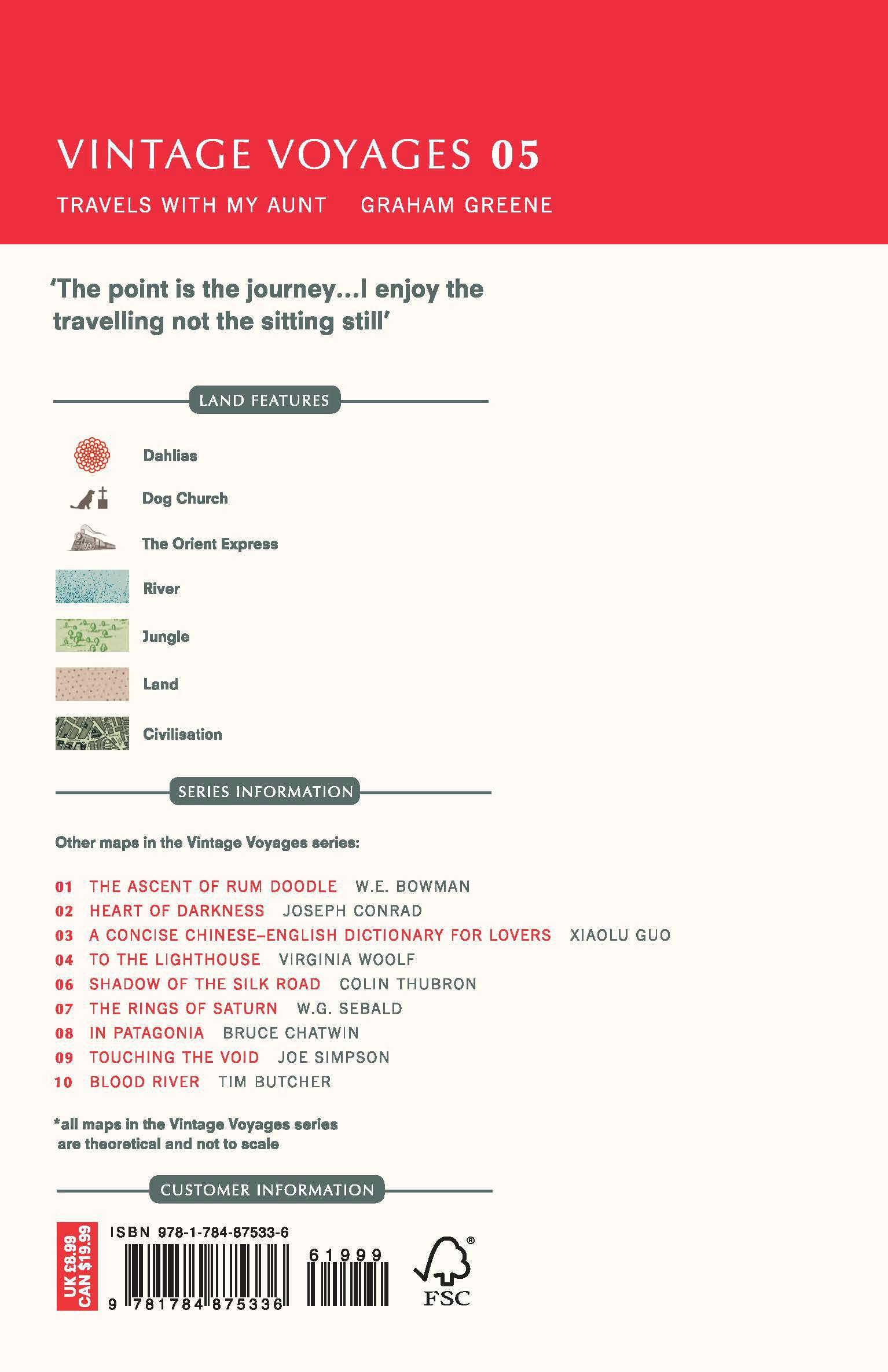 Rückseitencover Travels With My Aunt