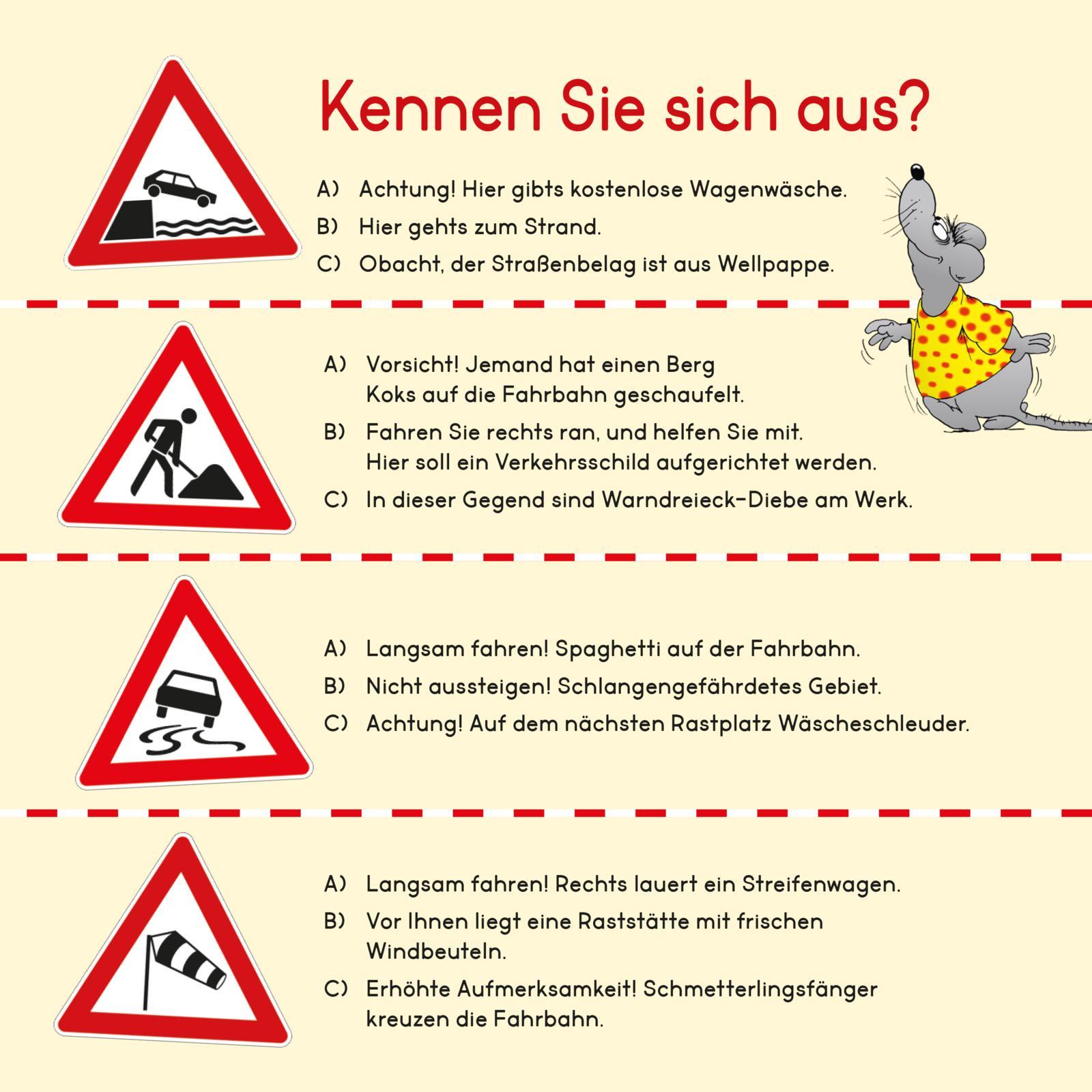 Beispielinhalt (Bild) Autofahren!