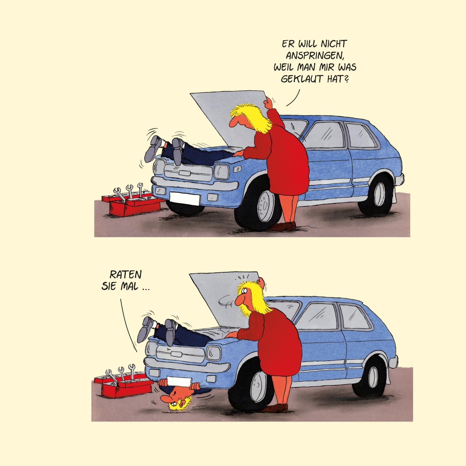 Beispielinhalt (Bild) Autofahren!