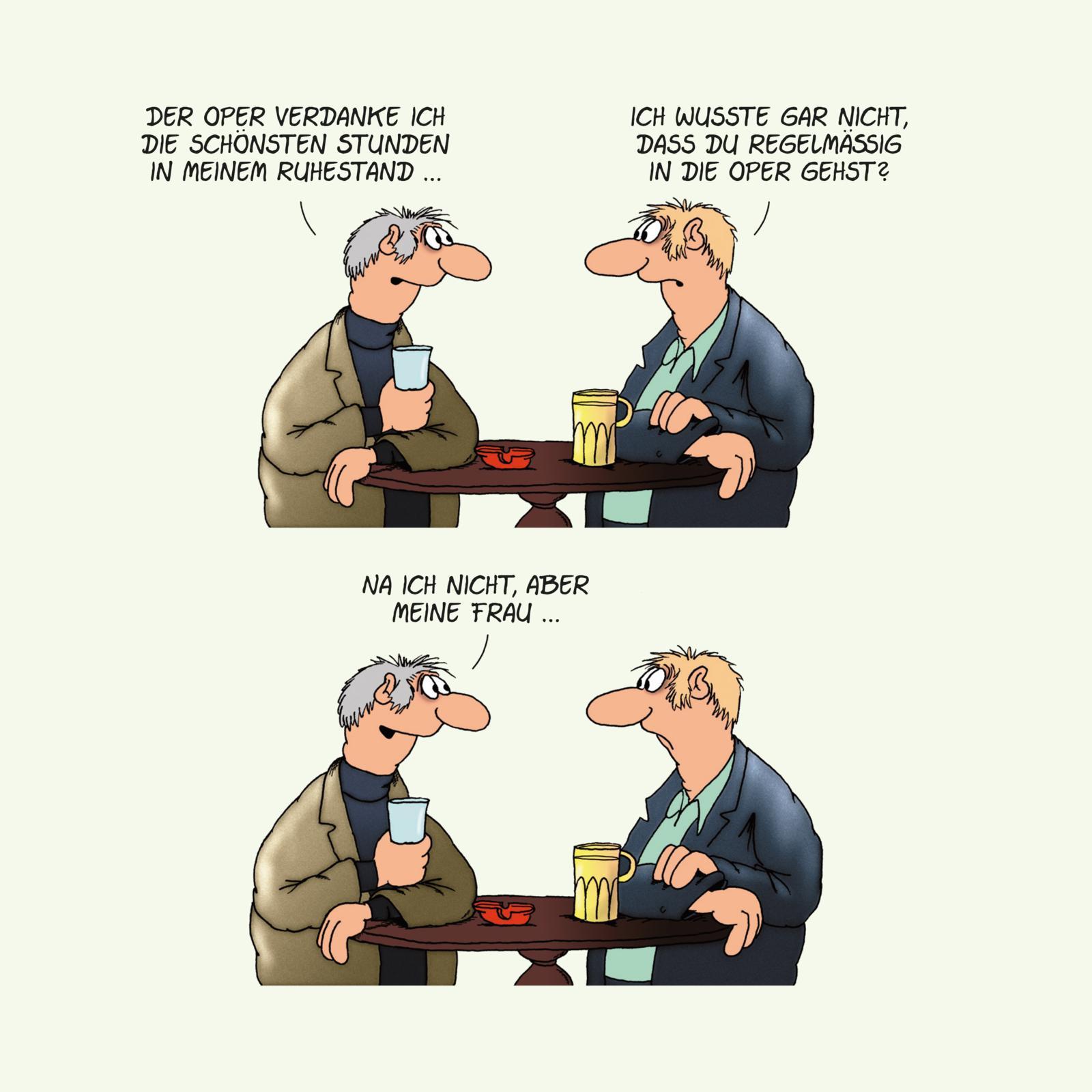 Beispielinhalt (Bild) Im Ruhestand!