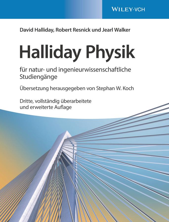 Vorderes Coverbild Halliday Physik für natur- und ingenieurwissenschaftliche Studiengänge