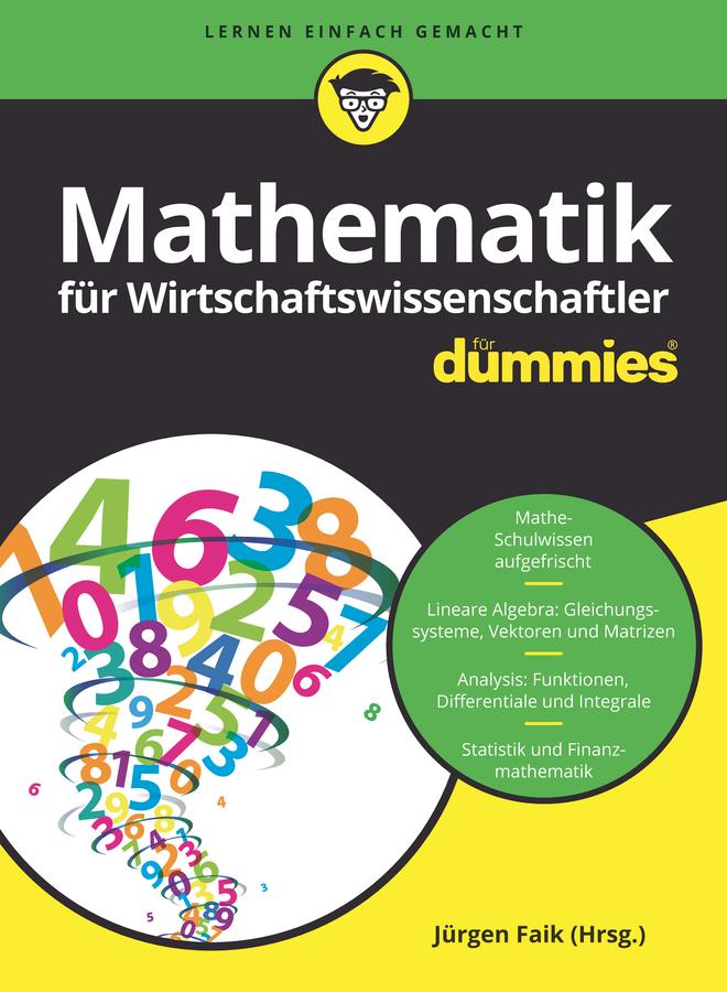 Vorderes Coverbild Mathematik für Wirtschaftswissenschaftler für Dummies