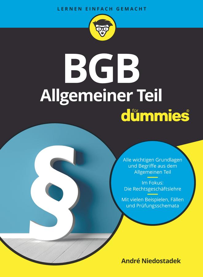 Vorderes Coverbild BGB Allgemeiner Teil für Dummies