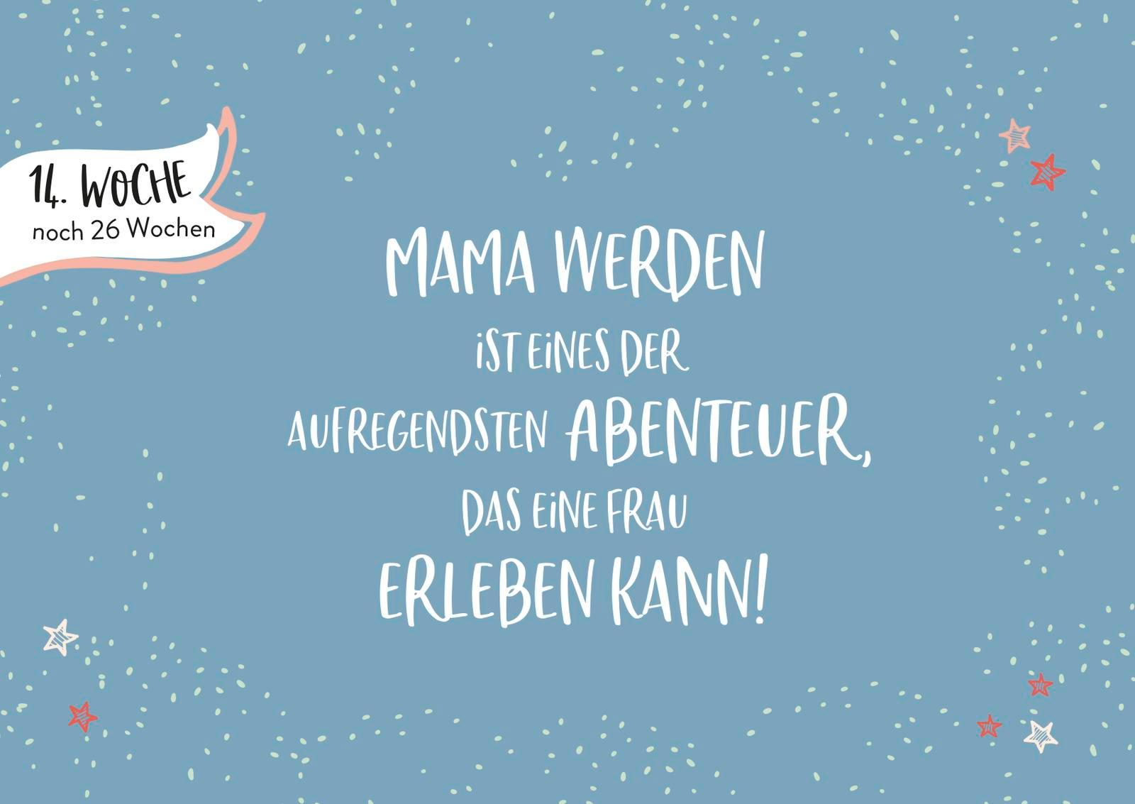 Beispielinhalt (Bild) Ein kleines Wunder wächst heran.