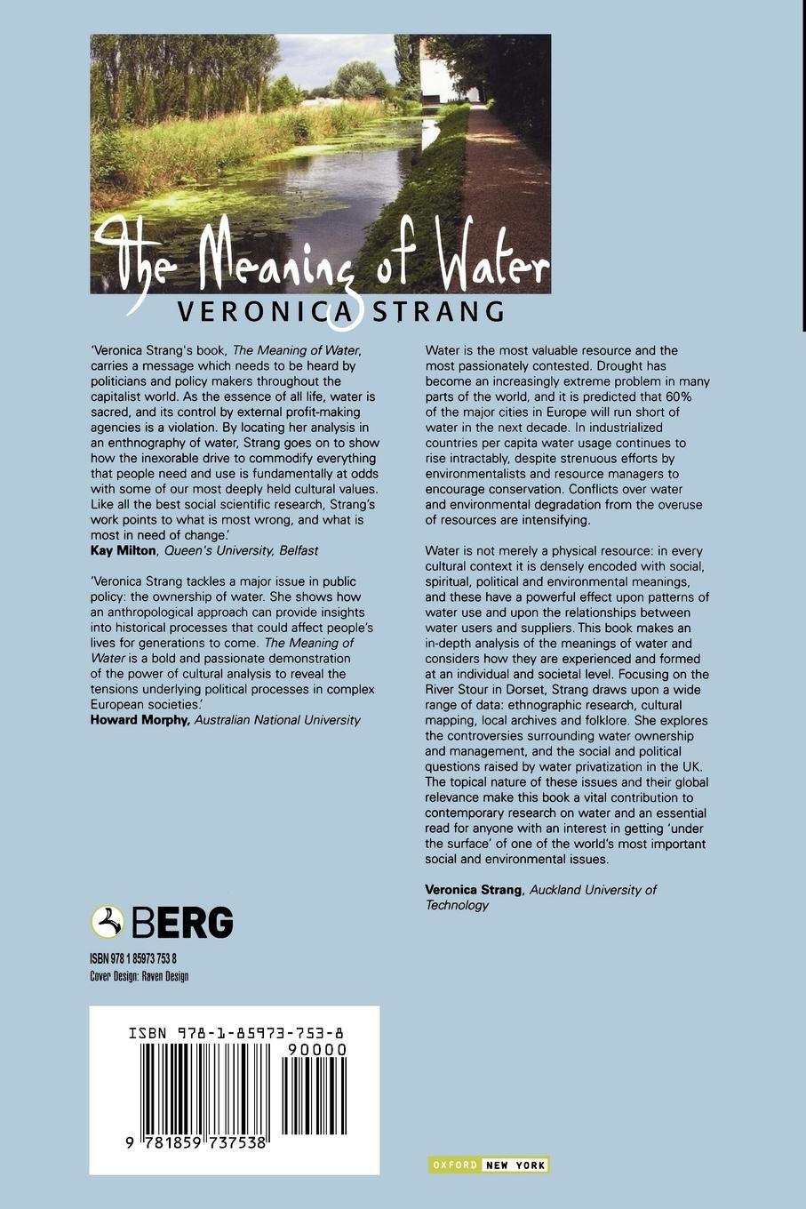 Rückseitencover The Meaning of Water