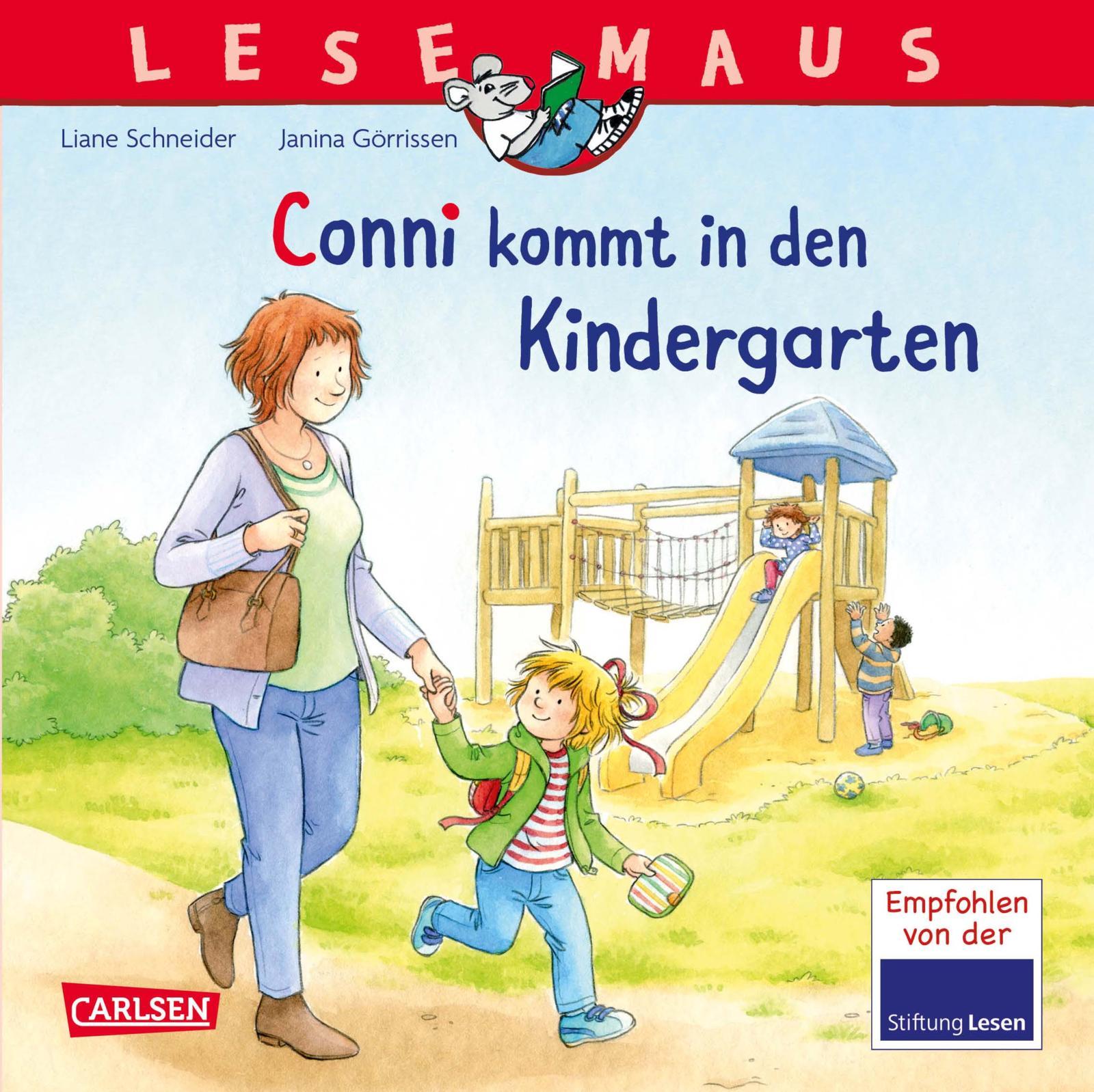 Vorderes Coverbild LESEMAUS 9: Conni kommt in den Kindergarten (Neuausgabe)