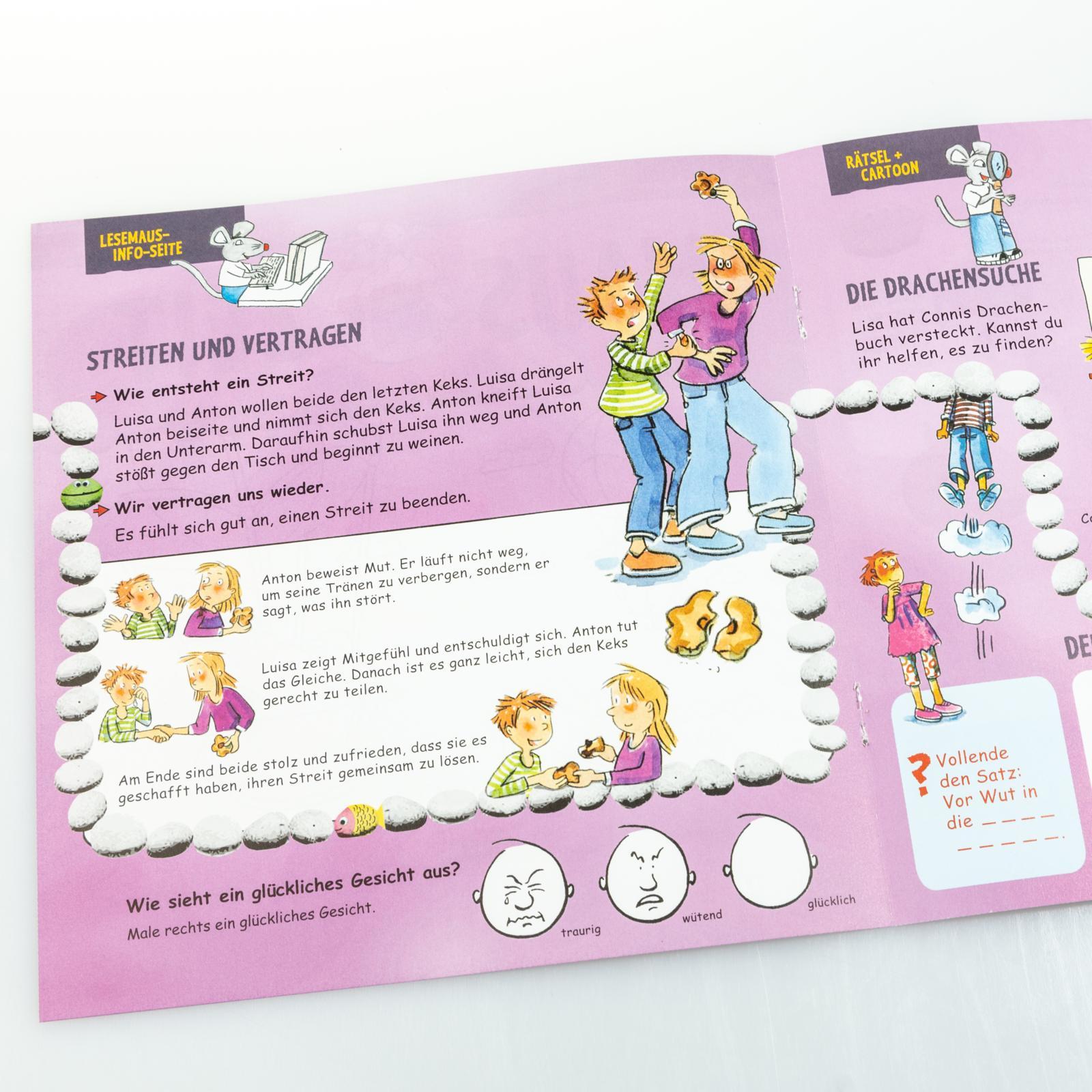 Beispielinhalt (Bild) LESEMAUS 86: Conni ist wütend