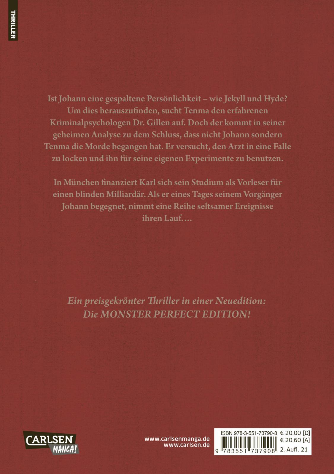 Rückseitencover Monster Perfect Edition 3