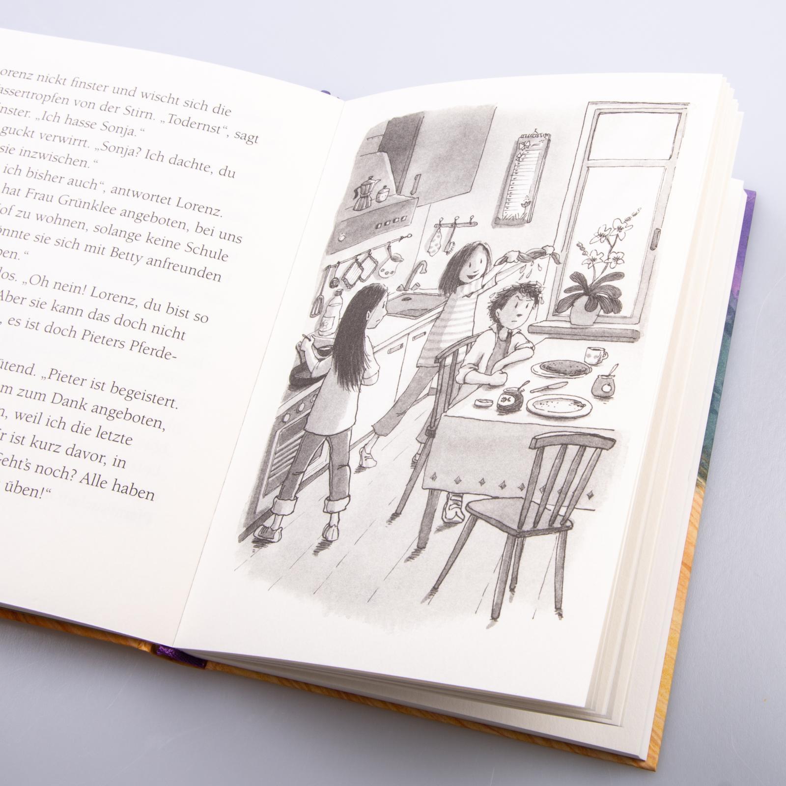 Beispielinhalt (Bild) Ponyherz 14: Ponyherz im Sturm