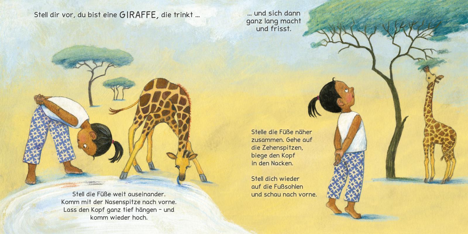 Beispielinhalt (Bild) Turnen wie die Tiere - Yoga für Kinder