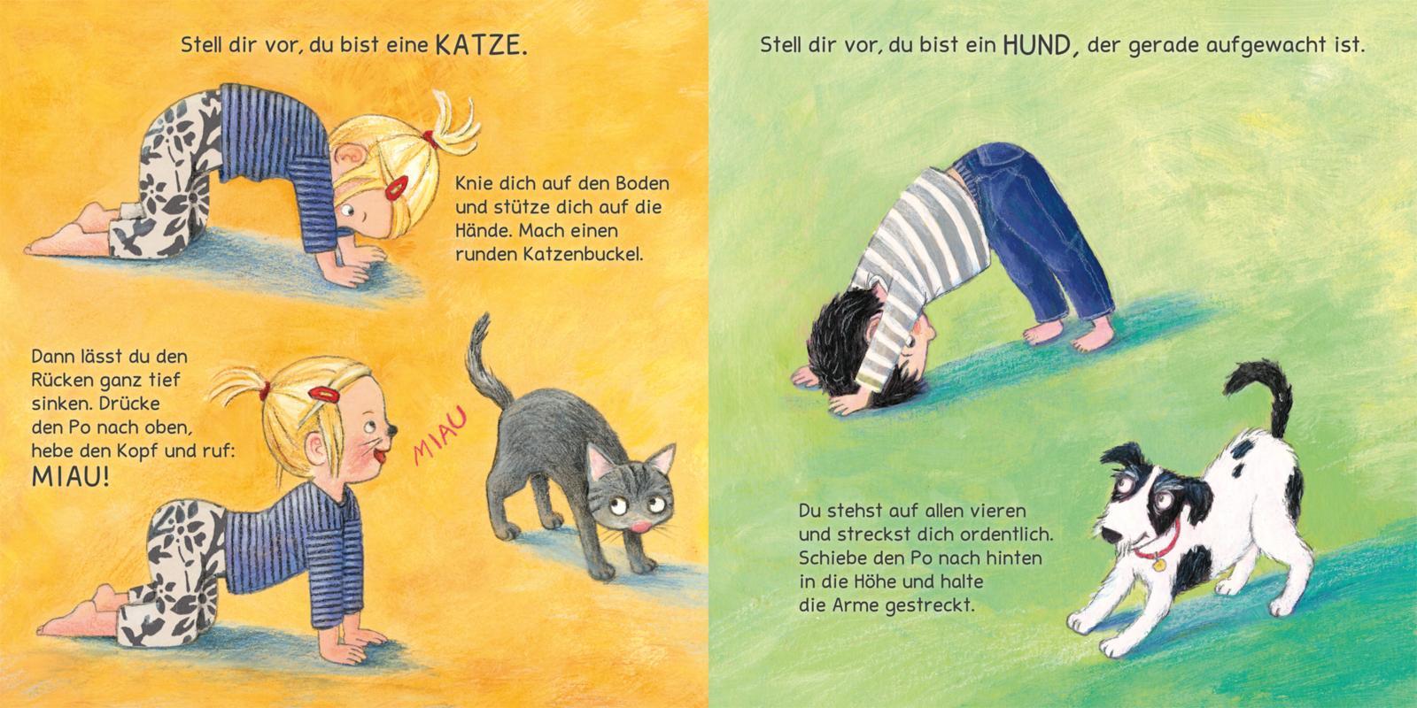 Beispielinhalt (Bild) Turnen wie die Tiere - Yoga für Kinder