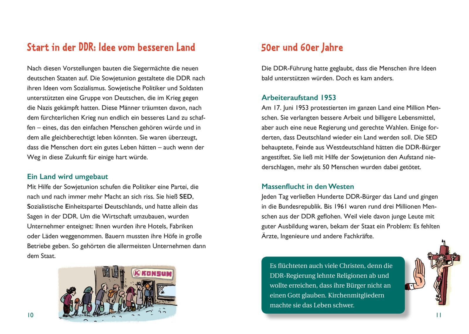 Beispielinhalt (Bild) Wie war das in der DDR?