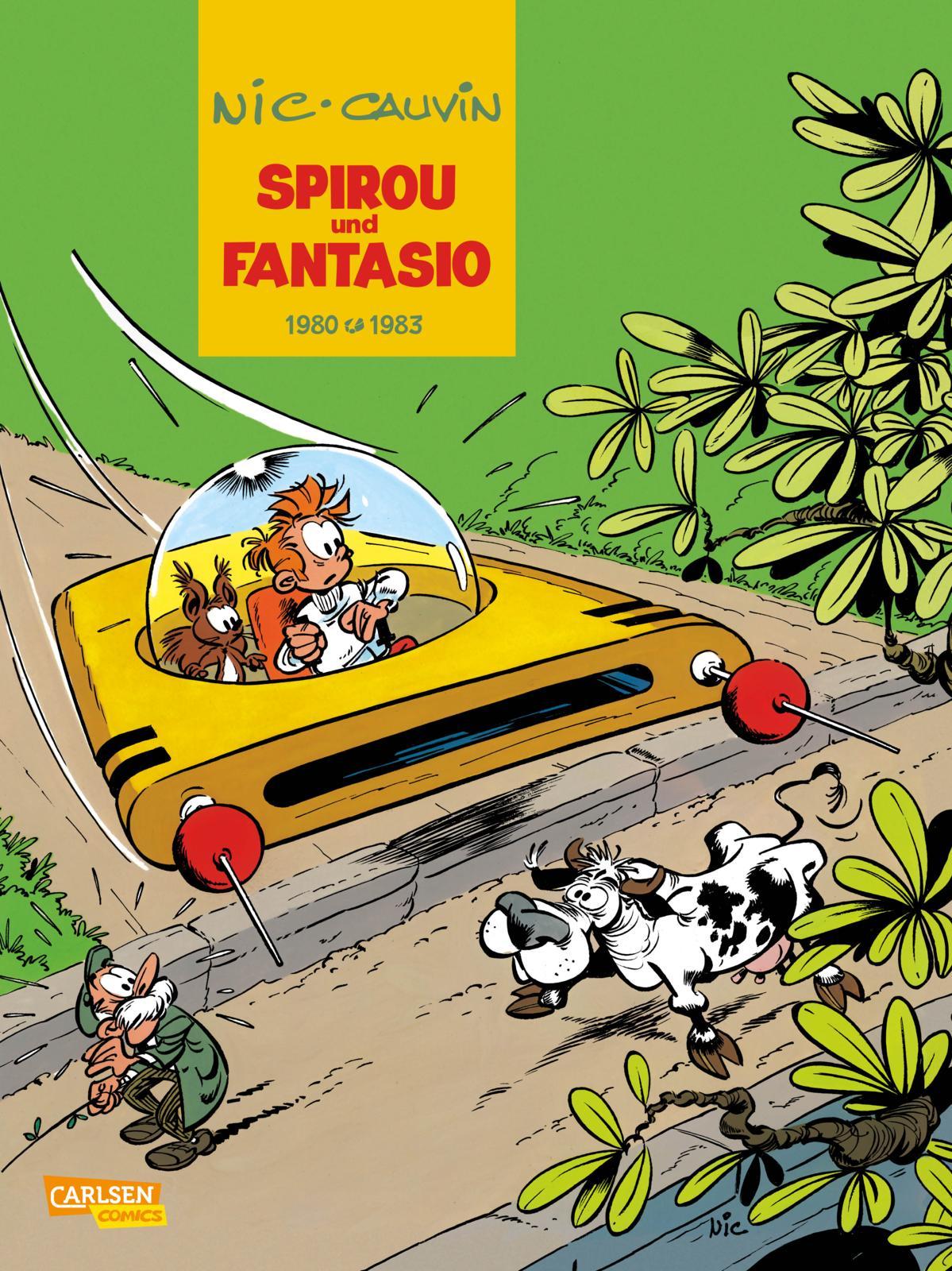 Vorderes Coverbild Spirou und Fantasio Gesamtausgabe 12: 1980-1983