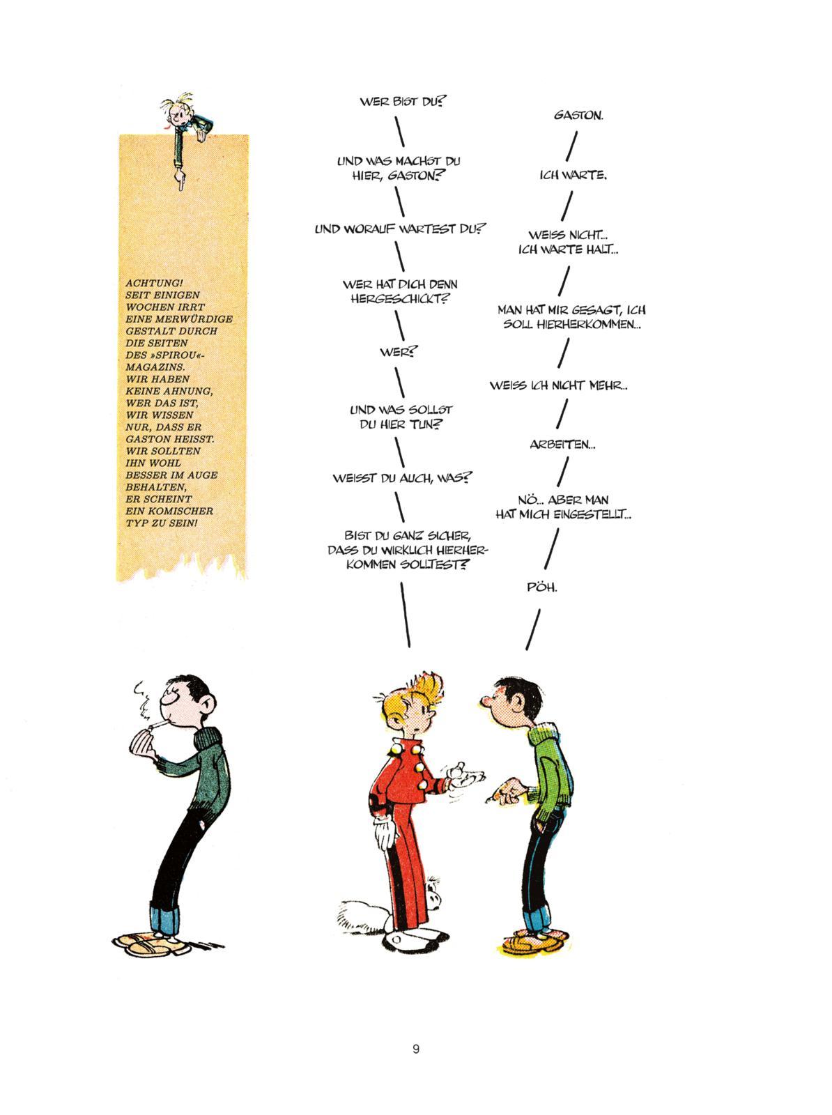 Beispielinhalt (Bild) Gaston Neuedition 0: Die Akte Gaston