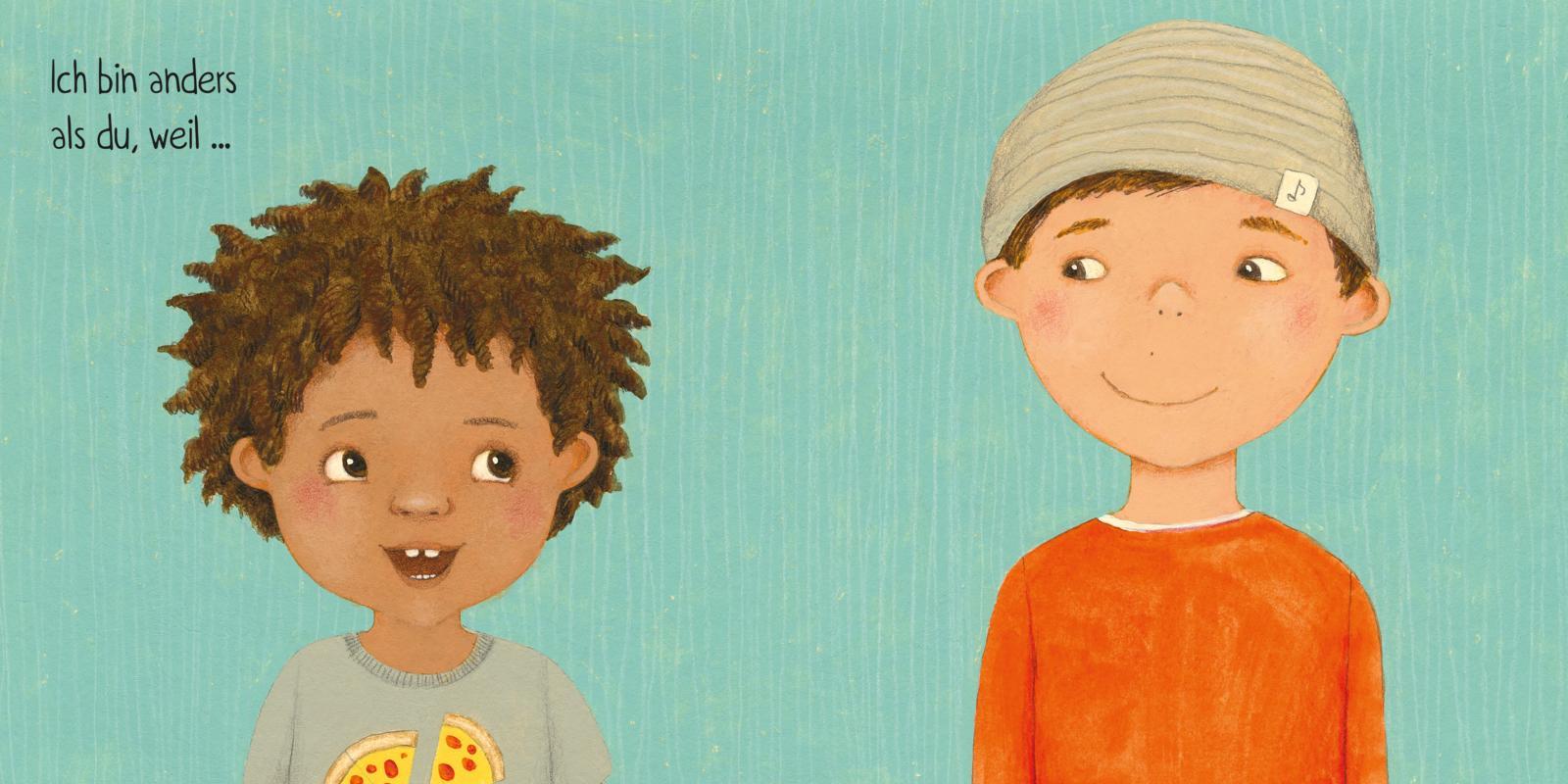 Beispielinhalt (Bild) Ich bin anders als du - Ich bin wie du