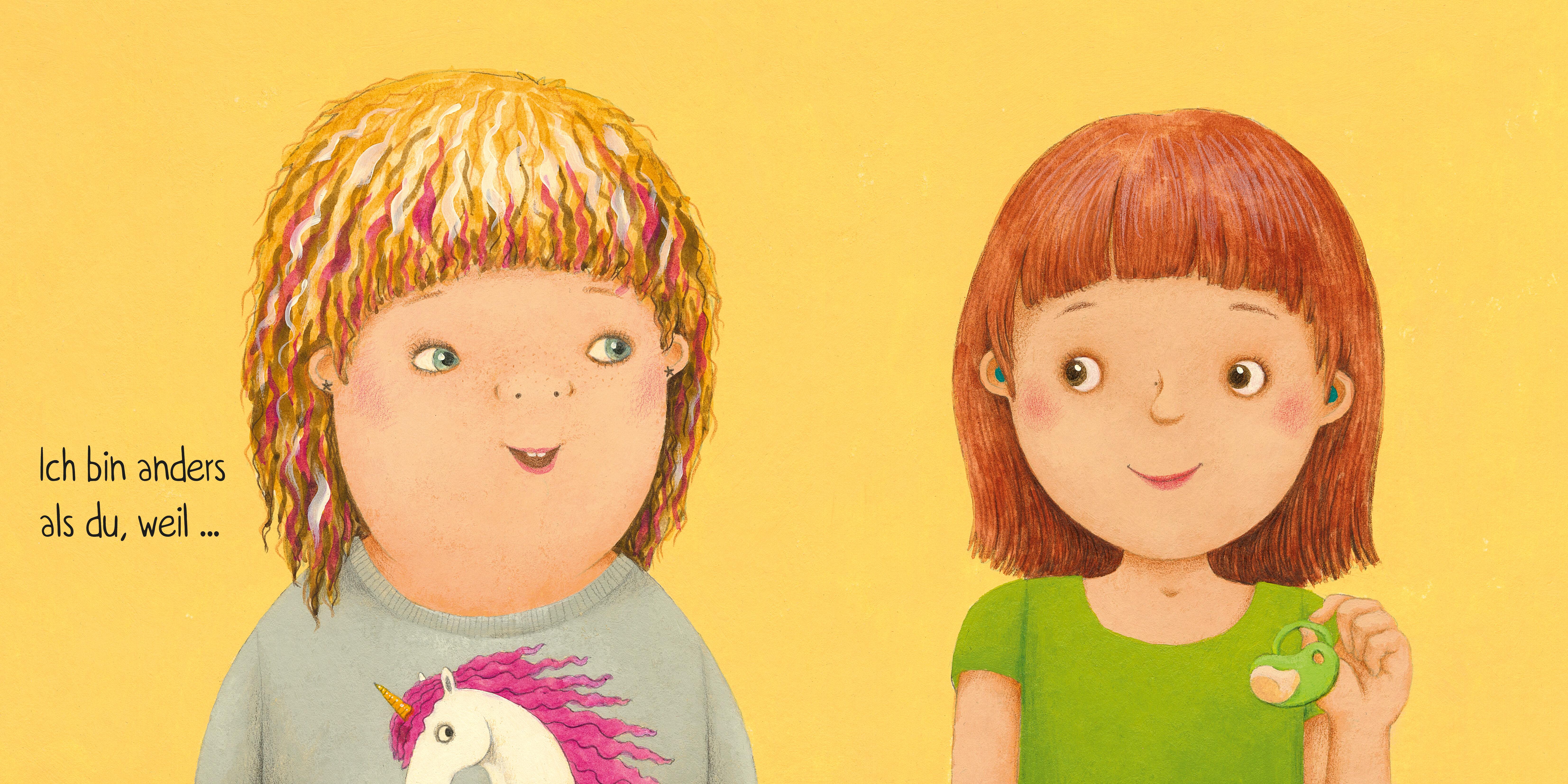 Beispielinhalt (Bild) Ich bin anders als du - Ich bin wie du