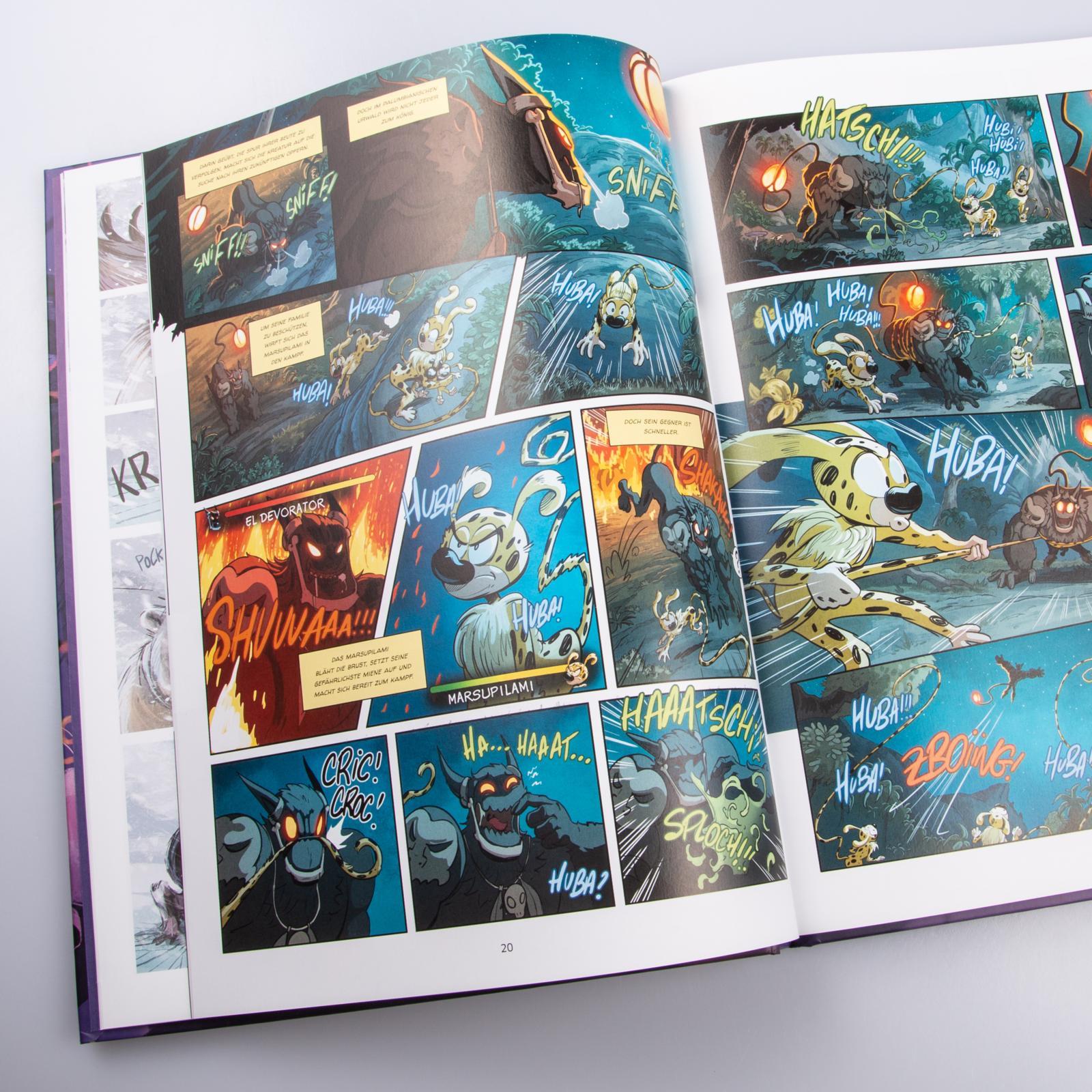 Beispielinhalt (Bild) Hommage an das Marsupilami 2