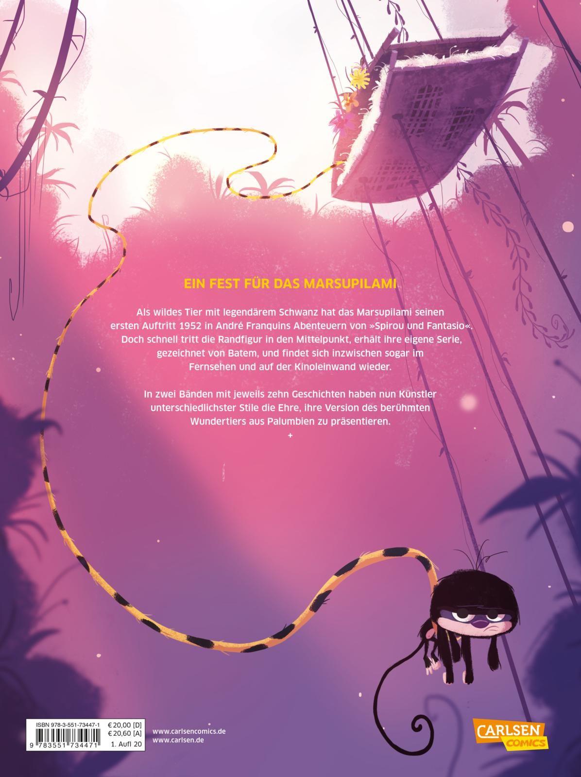Rückseitencover Hommage an das Marsupilami 2