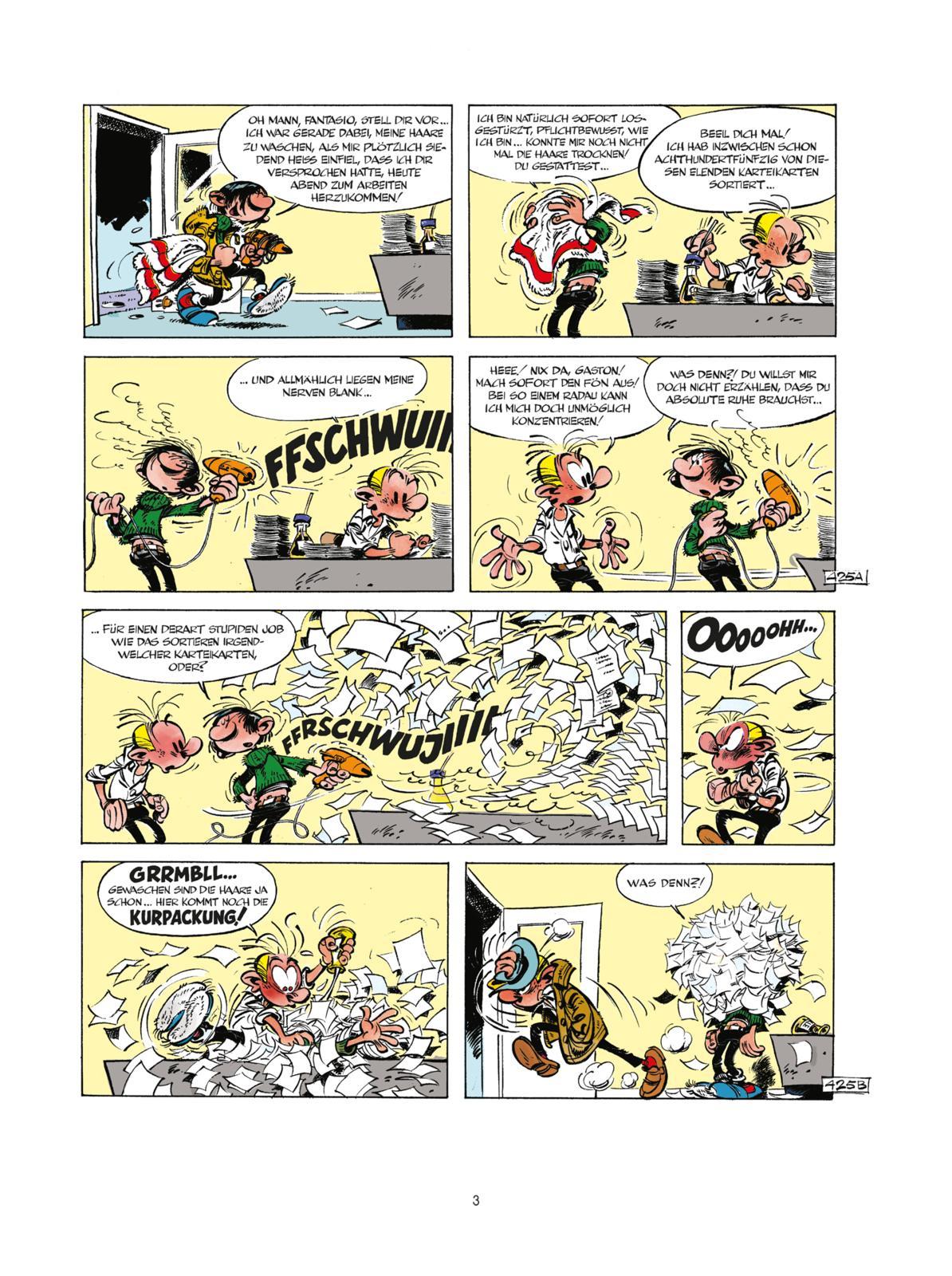 Beispielinhalt (Bild) Gaston Neuedition 8: Donnernde Dummheiten