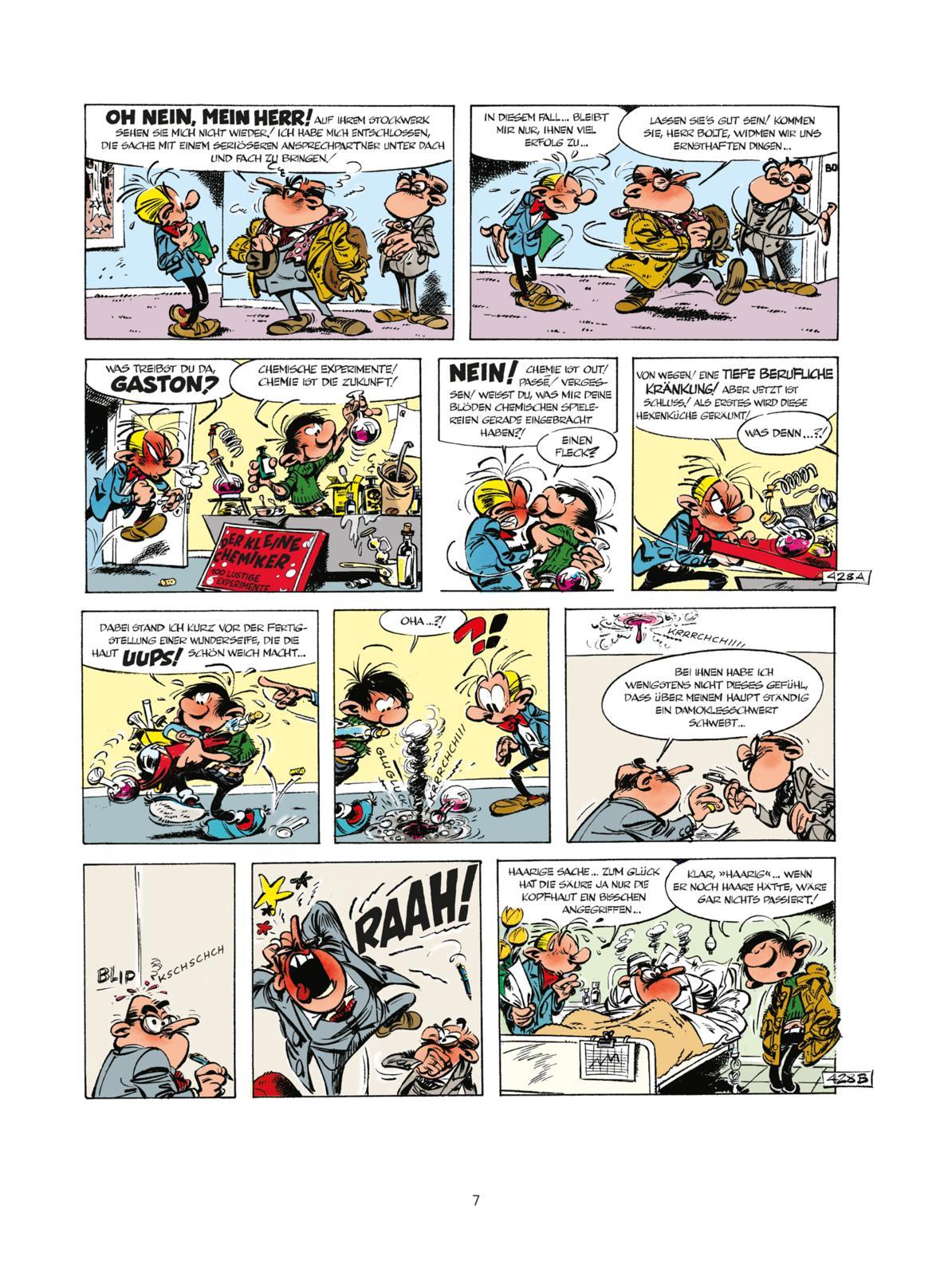 Beispielinhalt (Bild) Gaston Neuedition 8: Donnernde Dummheiten