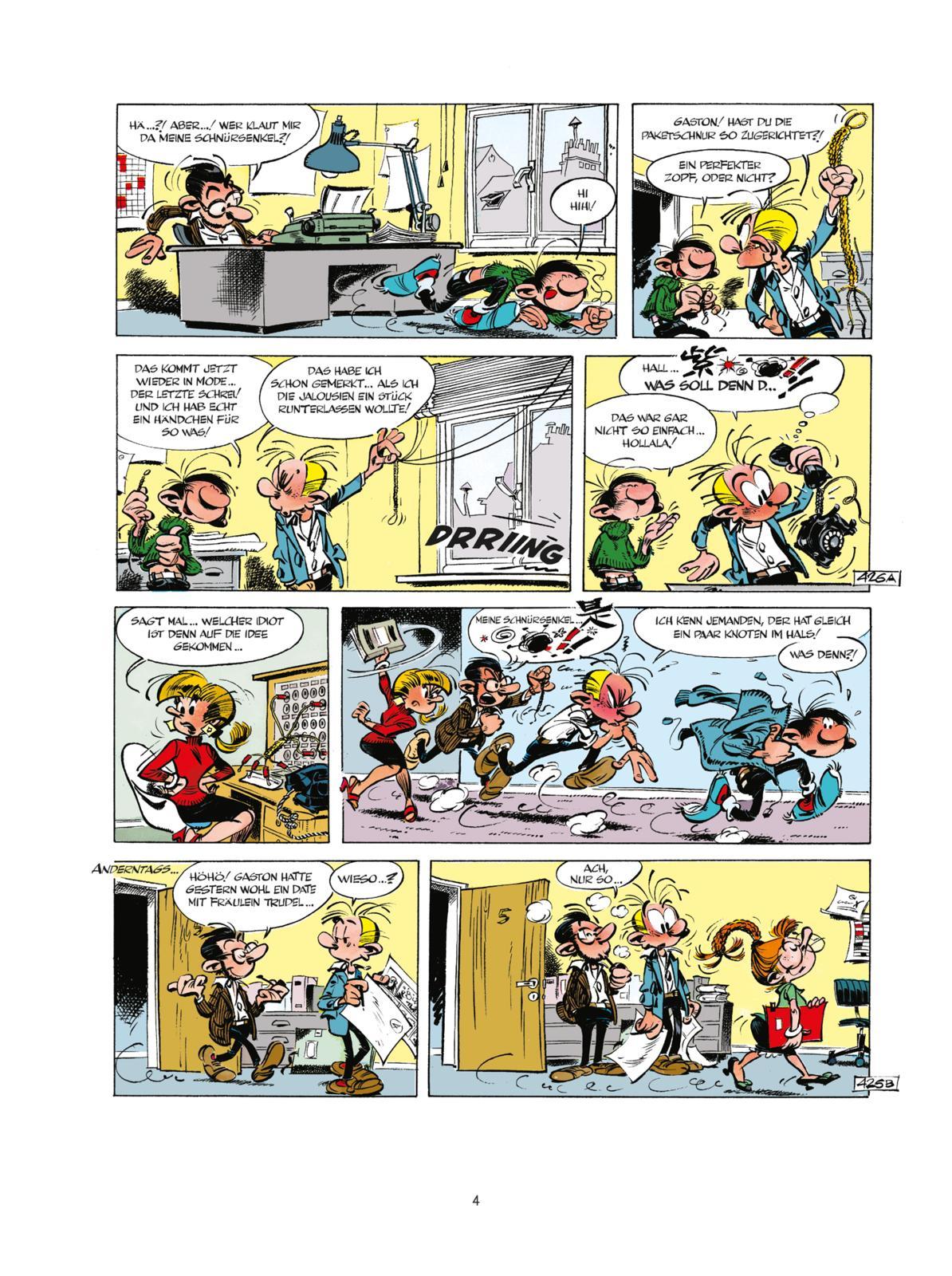 Beispielinhalt (Bild) Gaston Neuedition 8: Donnernde Dummheiten