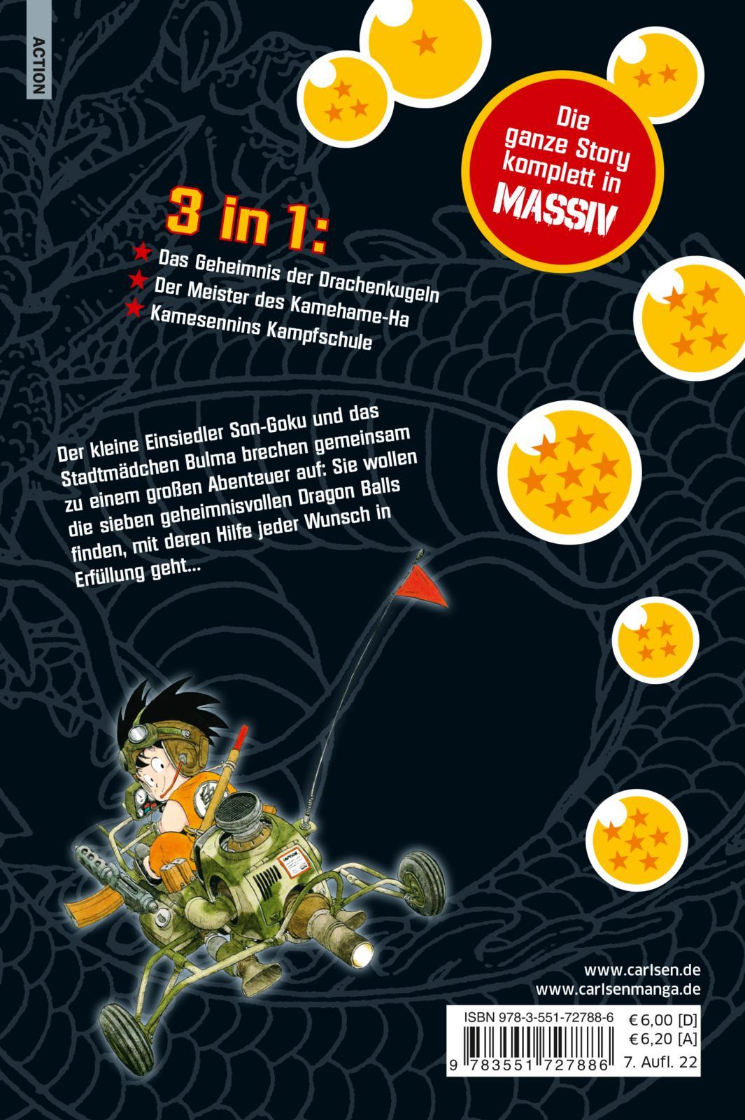 Rückseitencover Dragon Ball Massiv 1