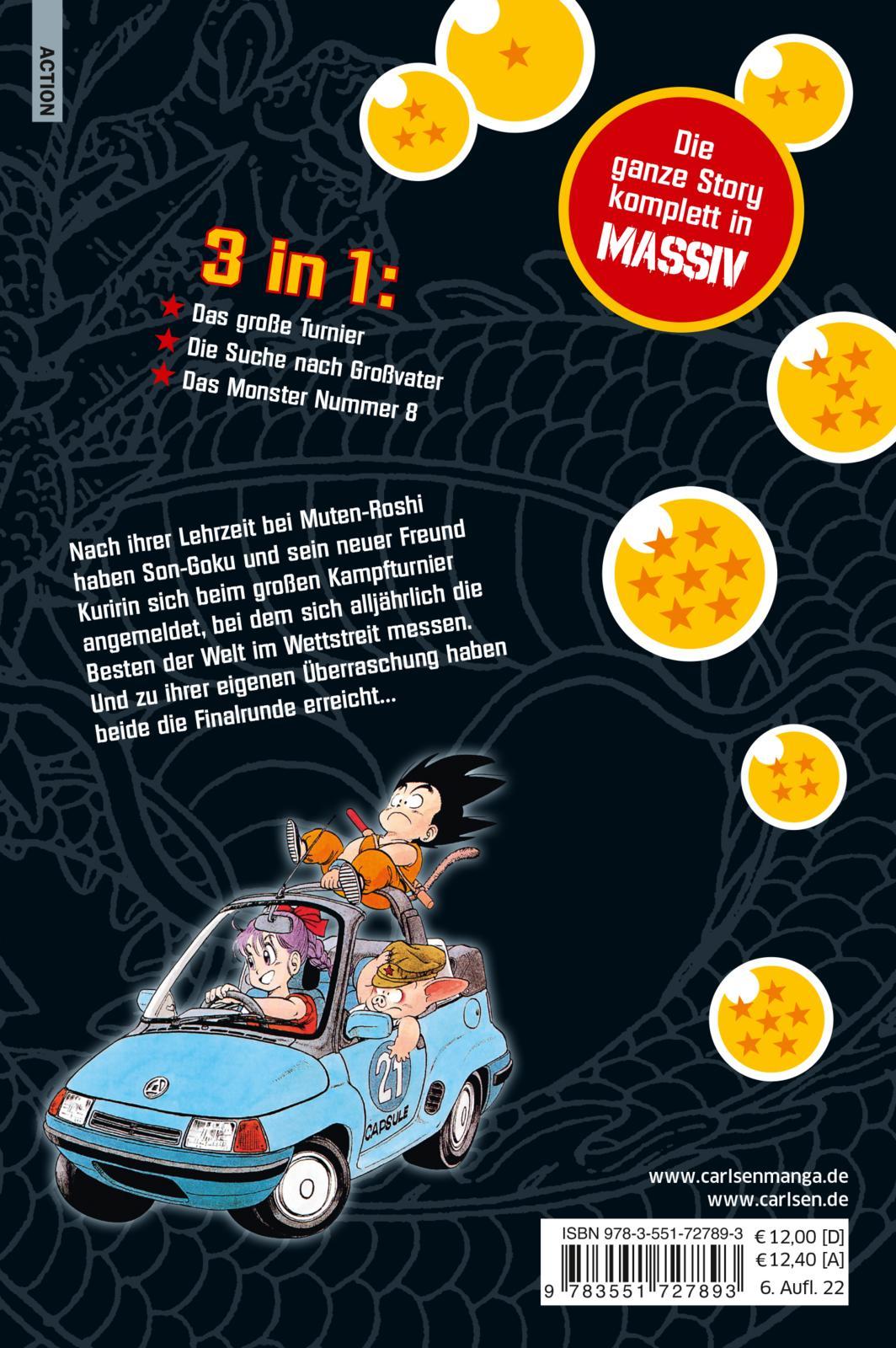 Rückseitencover Dragon Ball Massiv 2