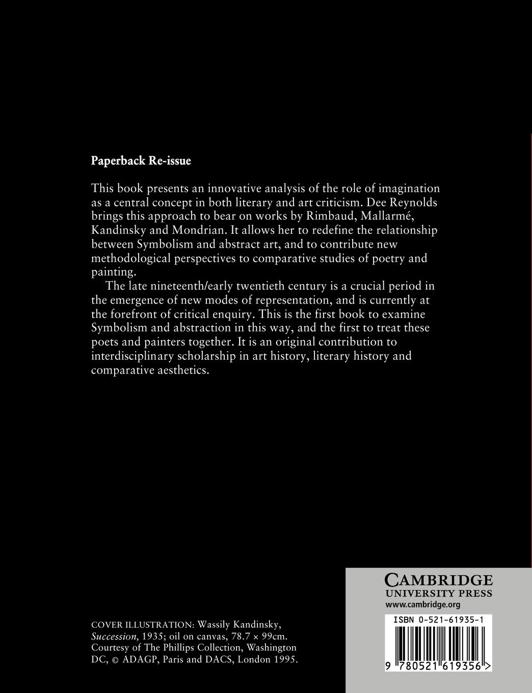 Rückseitencover Symbolist Aesthetics and Early Abstract Art